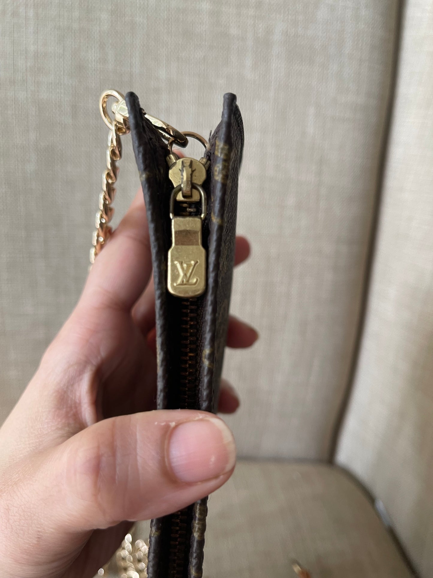 Authentic Louis Vuitton monogram pouch