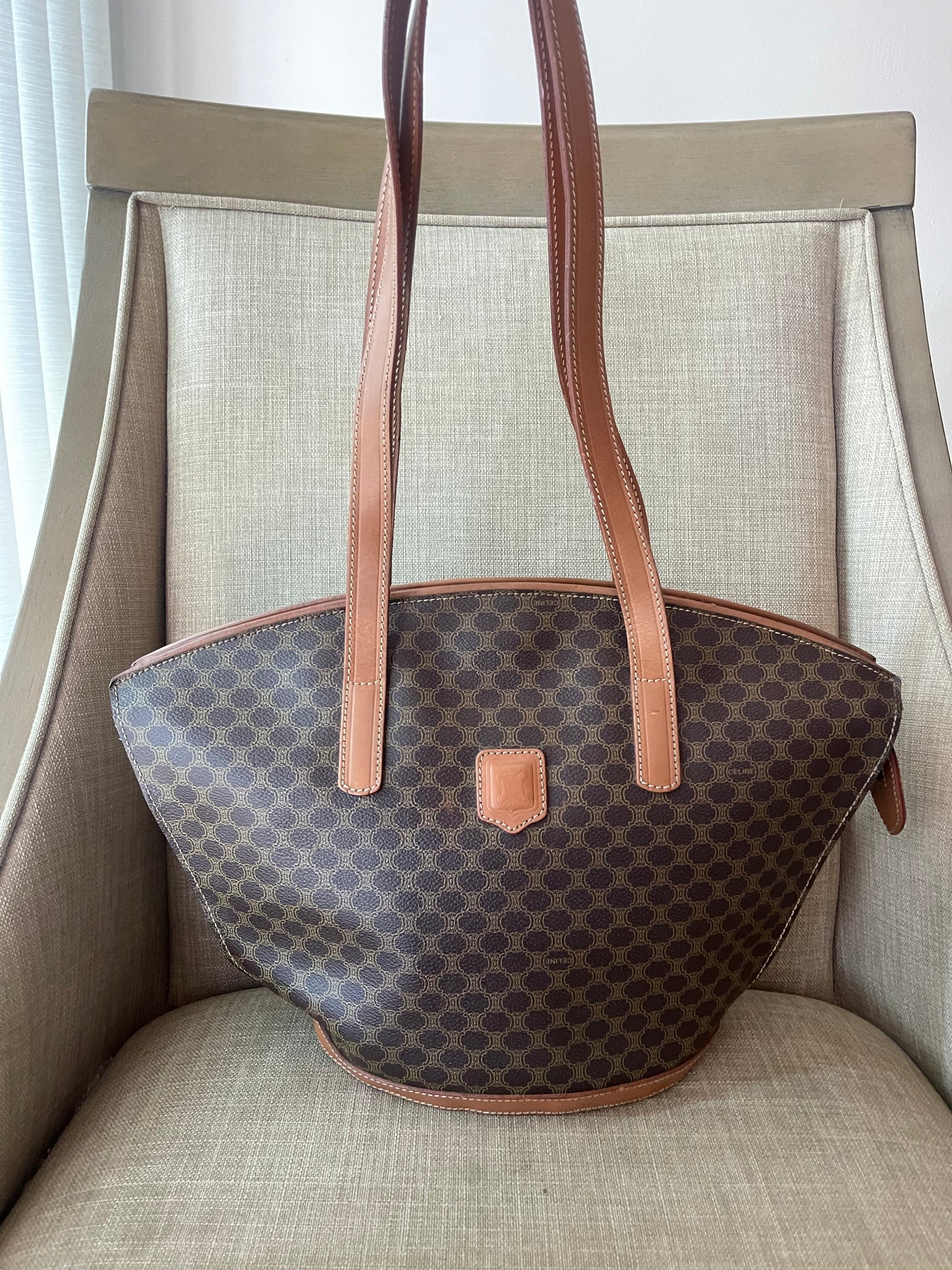 Authentic Celine vintage tote bag