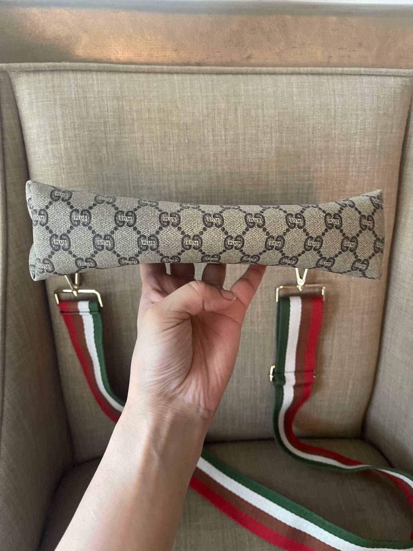 Authentic Gucci gg plus vintage clutch bag