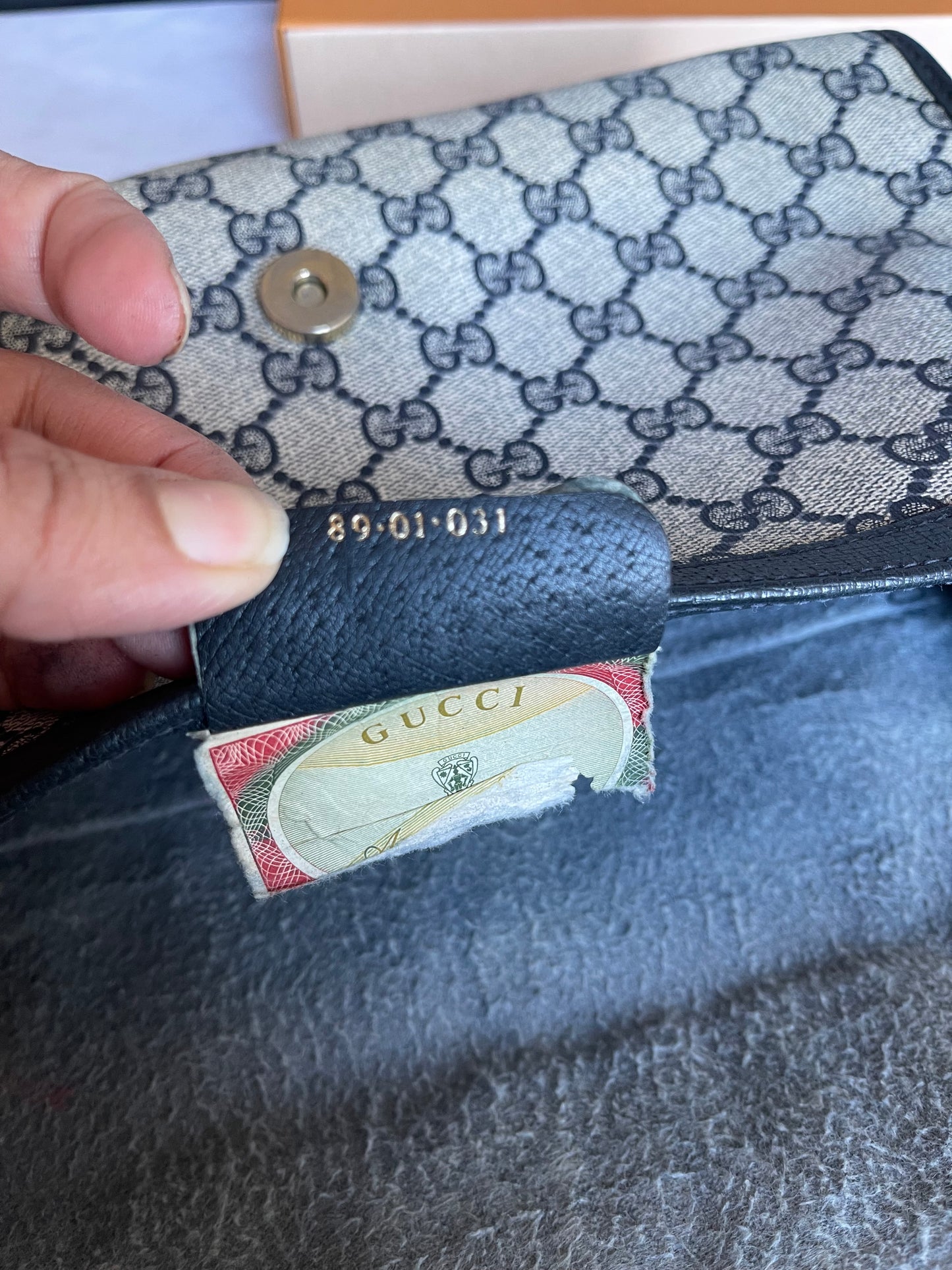 Authentic vintage Gucci web sherry line crossbody bag