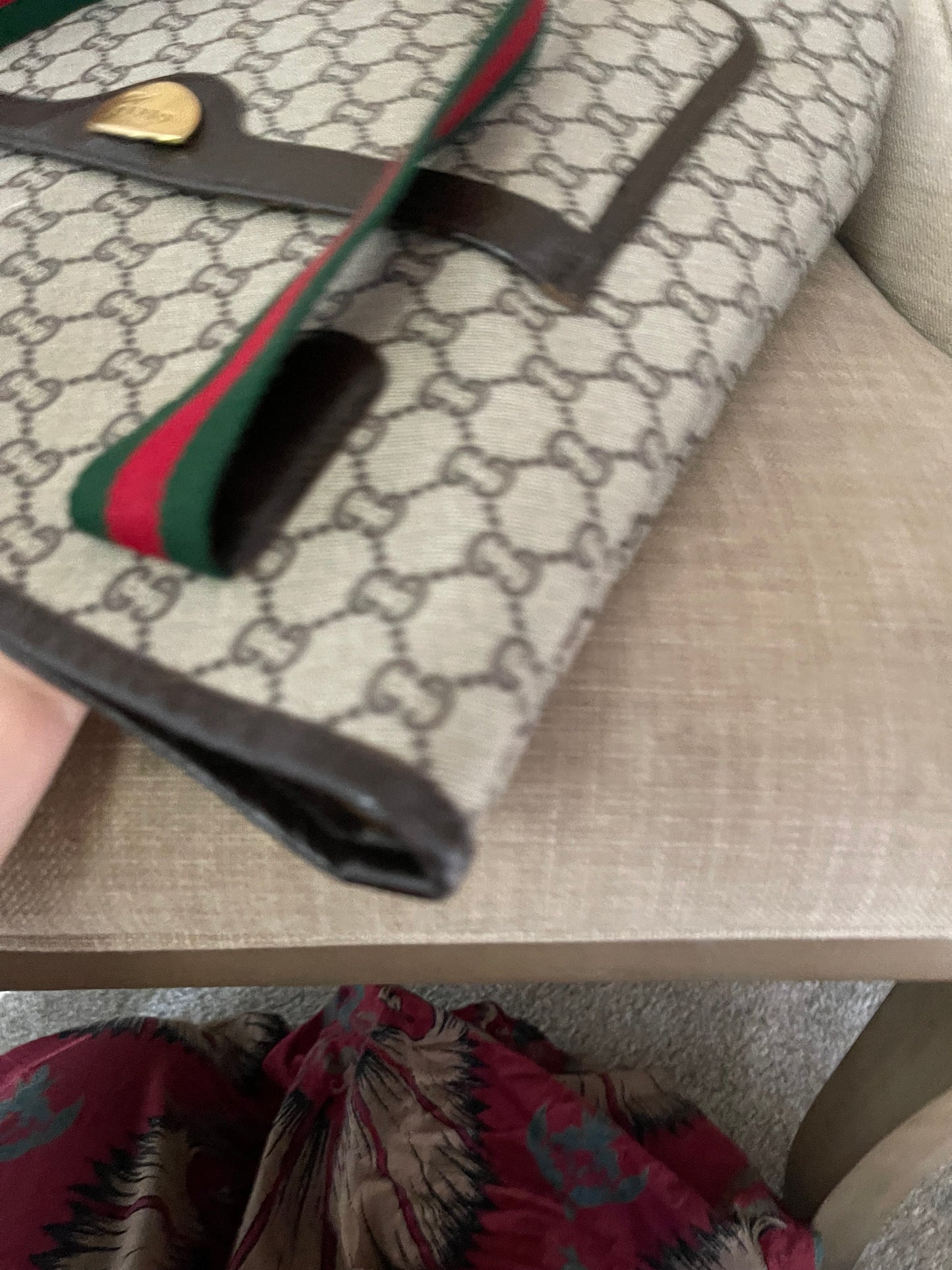 Authentic Gucci vintage GG plus tote bag