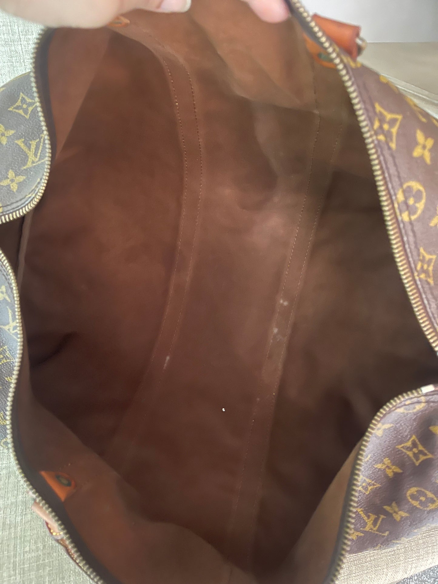 Authentic vintage Louis Vuitton luggage bag keepall 45