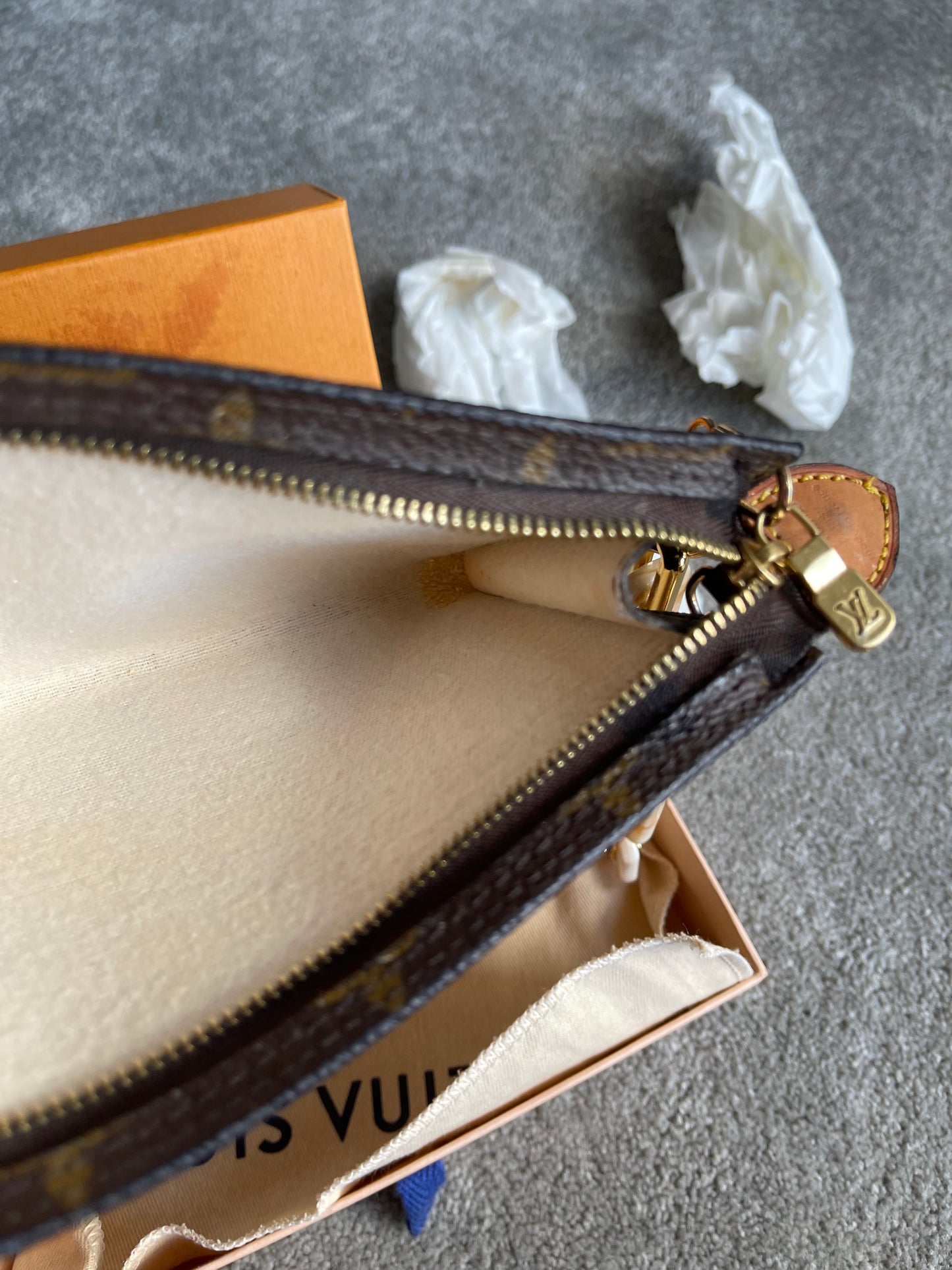 Authentic Louis Vuitton monogram accessory pouch