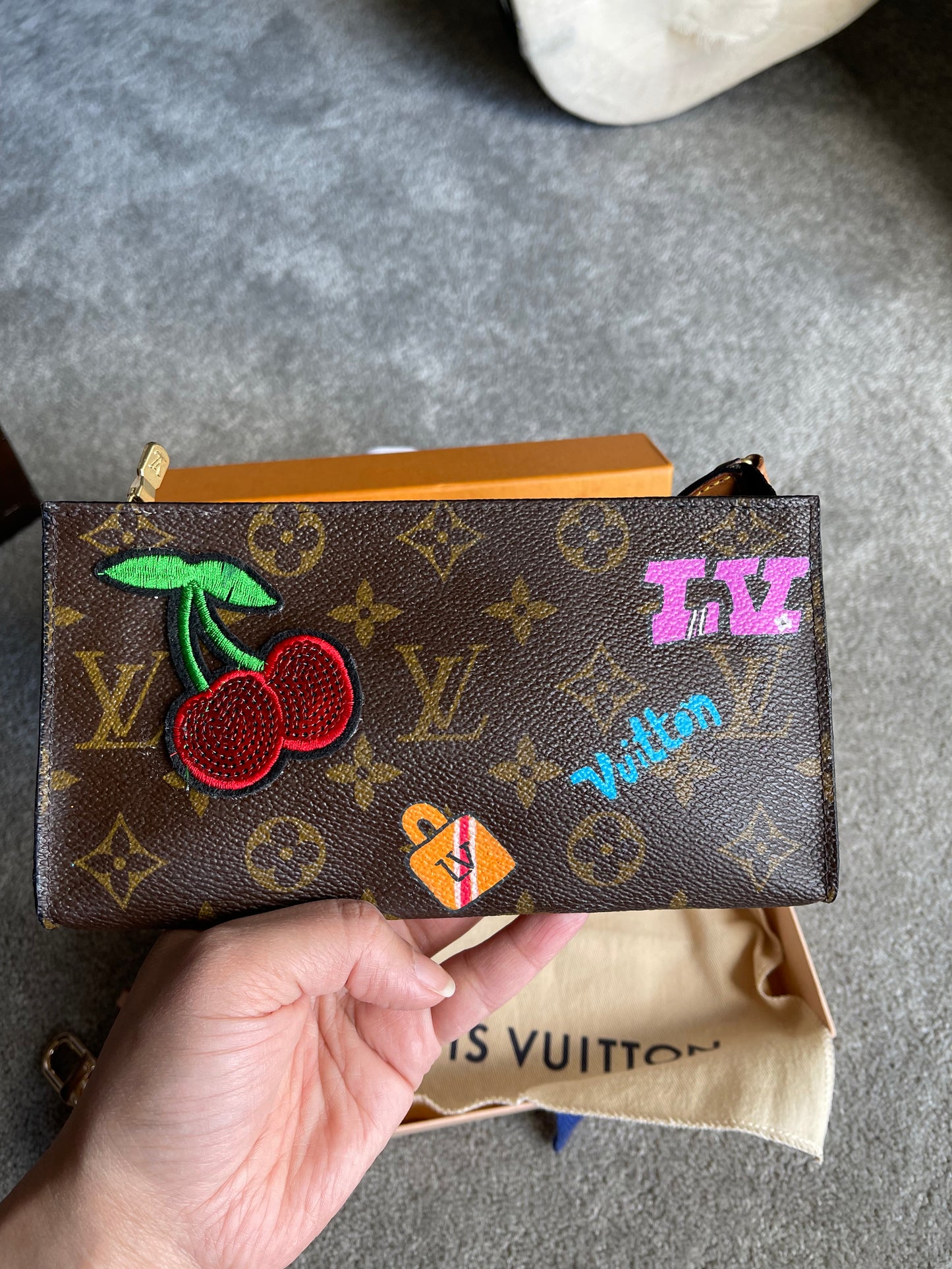 Authentic Louis Vuitton monogram accessory pouch