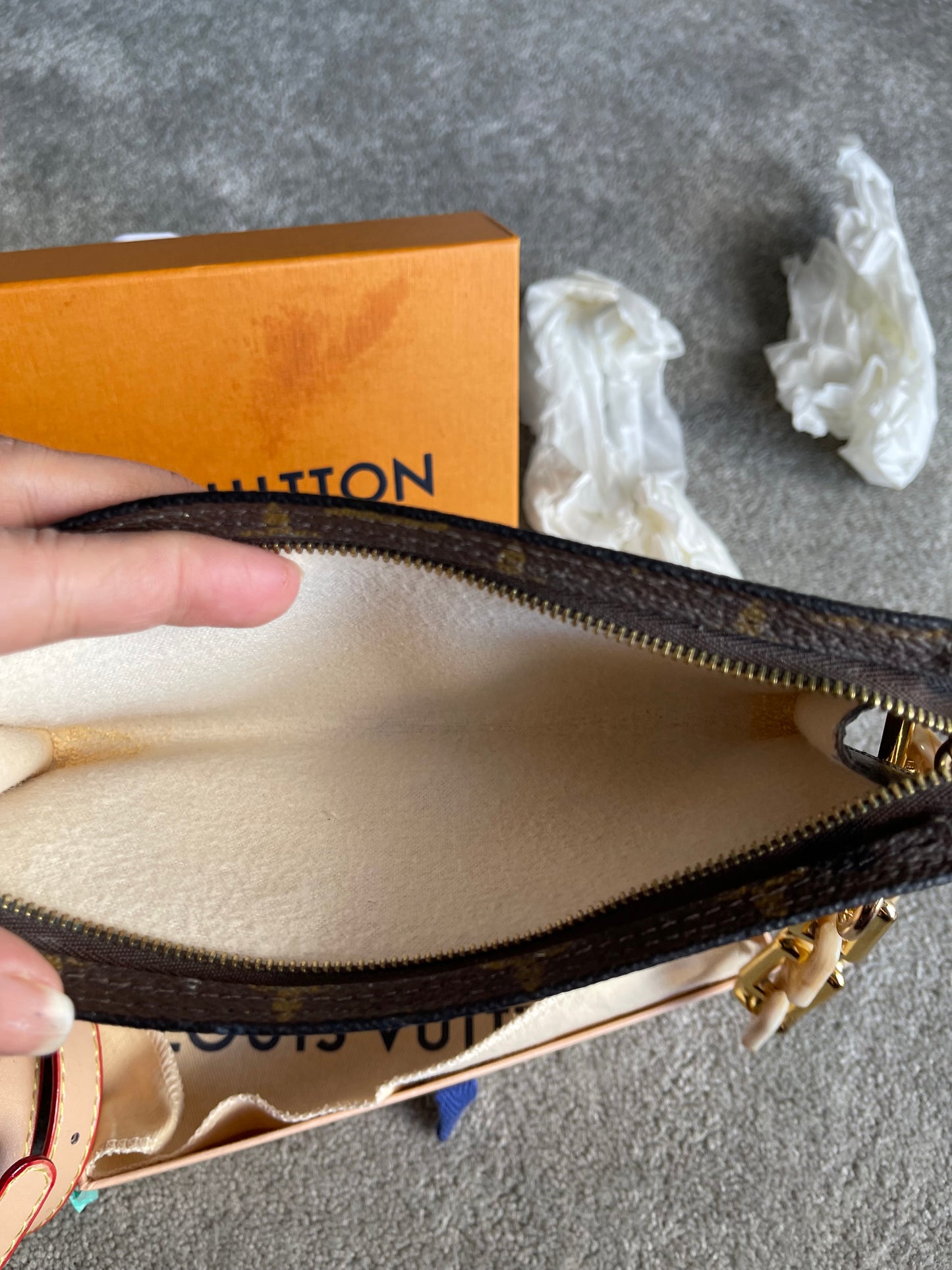 Authentic Louis Vuitton monogram accessory pouch