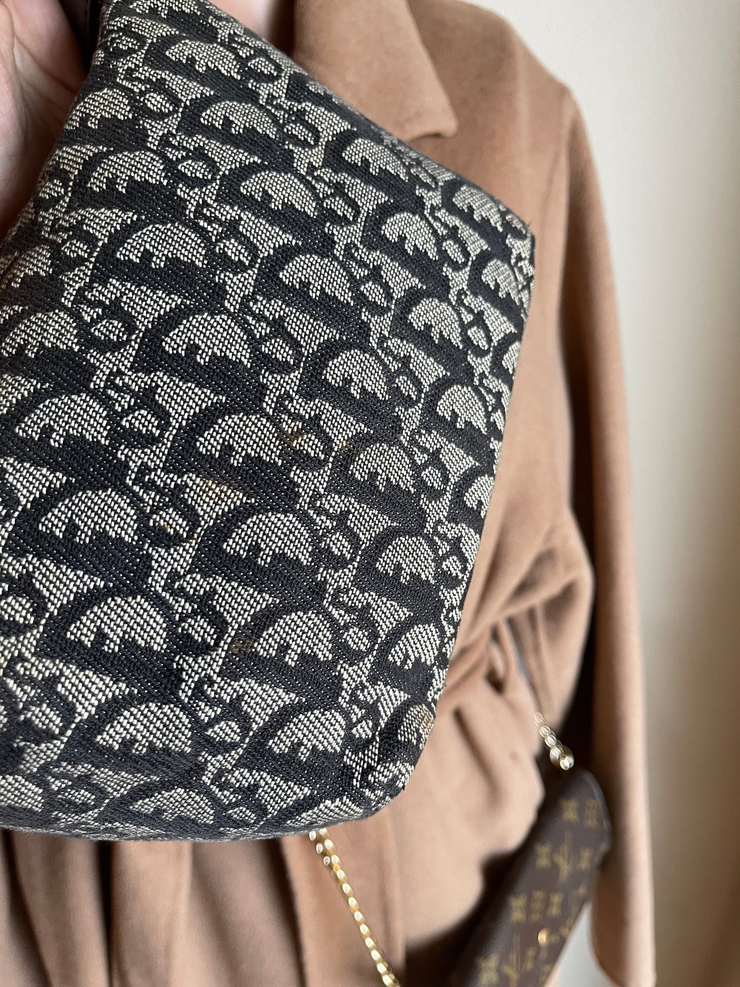 Authentic vintage Dior mini satchel bag