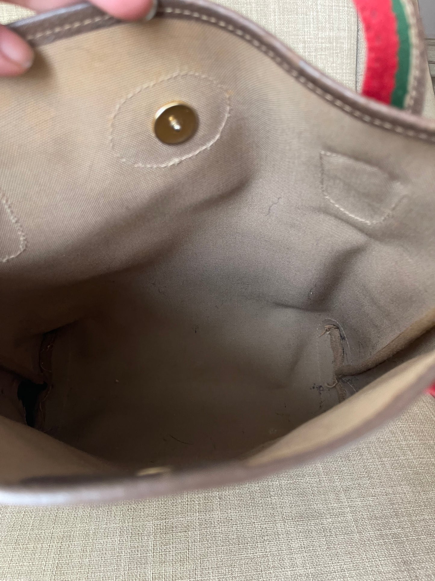 Authentic Gucci vintage tote bag