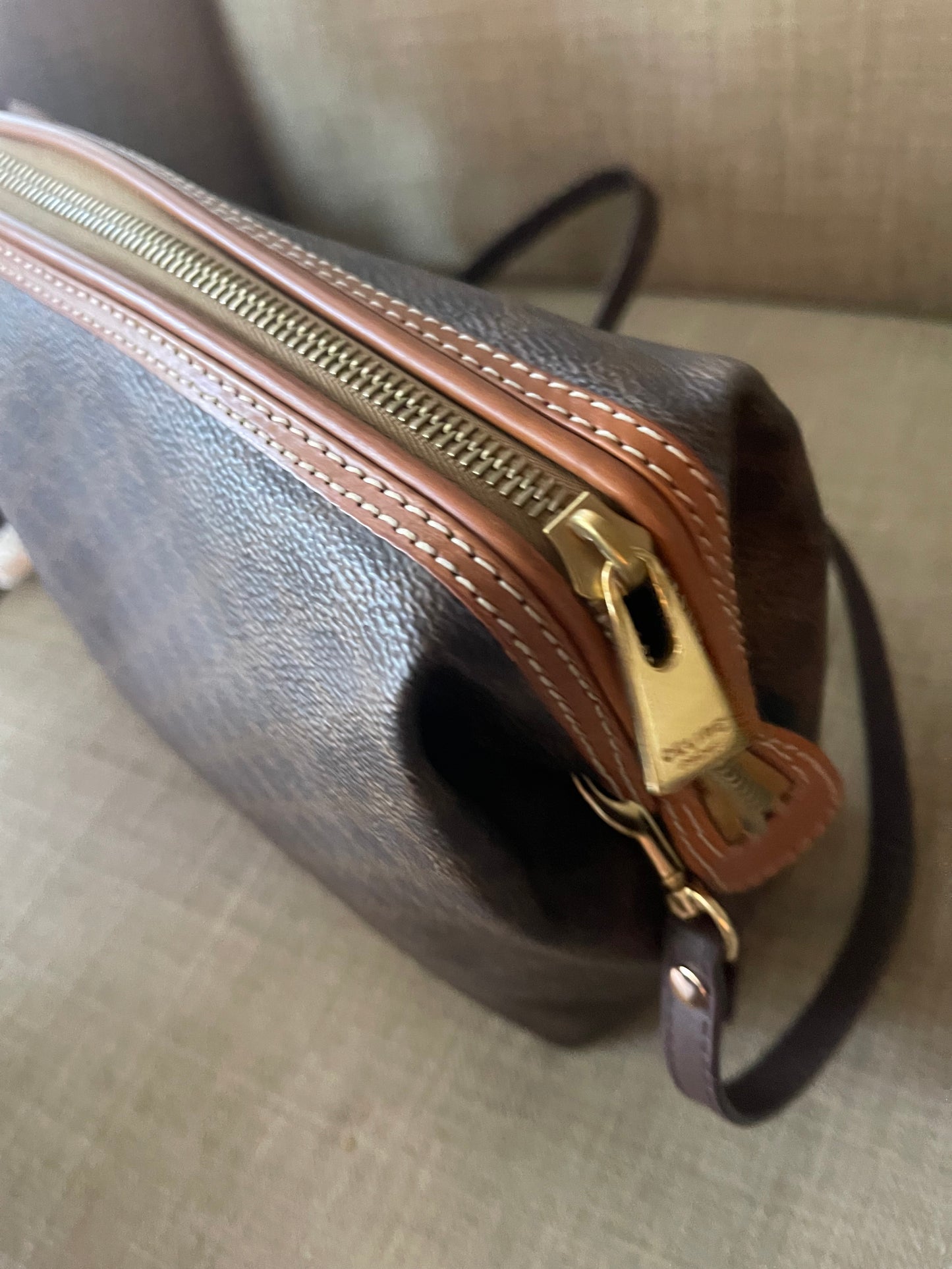 Authentic vintage Celine clutch crossbody bag