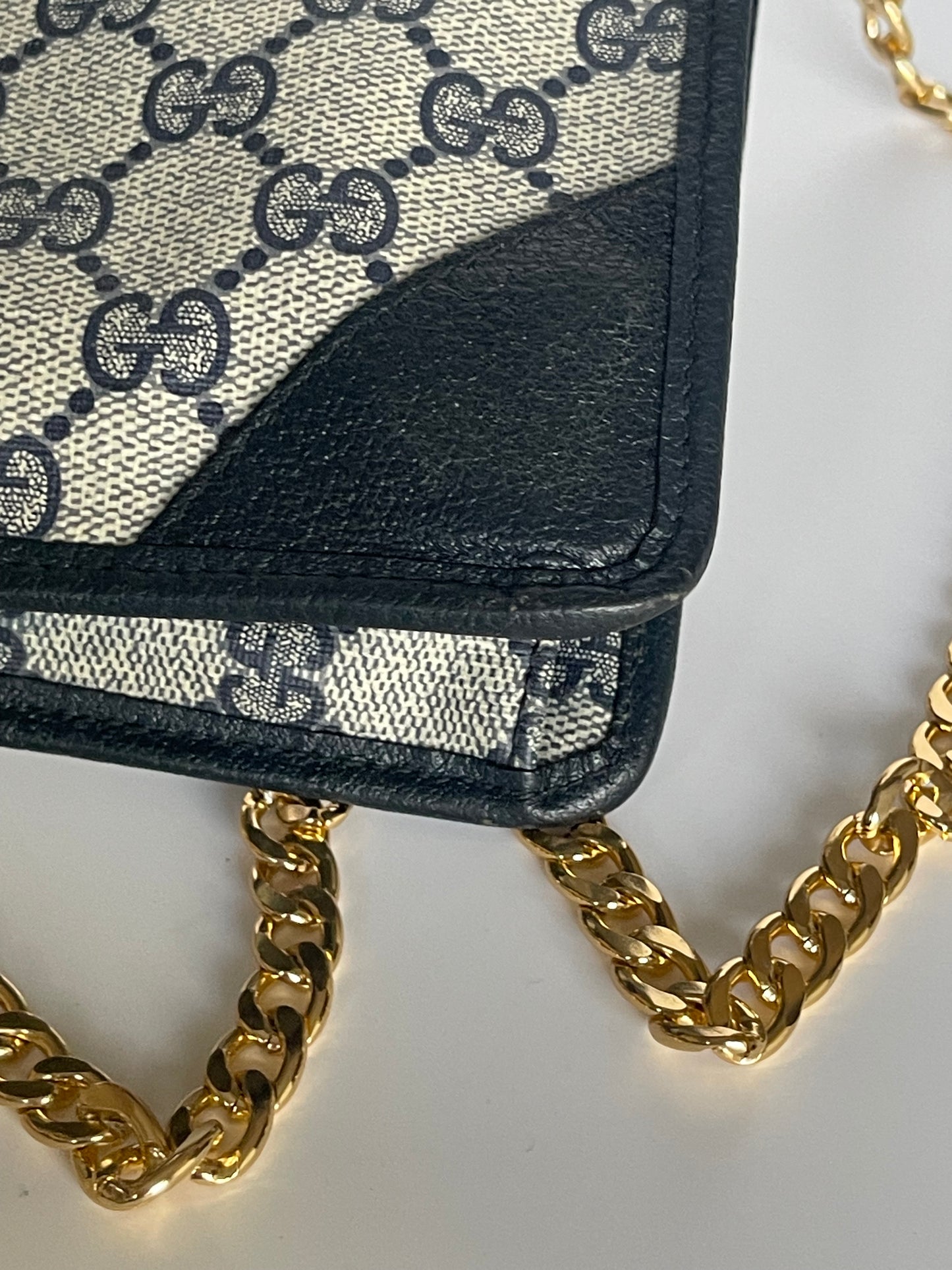 Authentic Gucci vintage large clutch crossbody bag