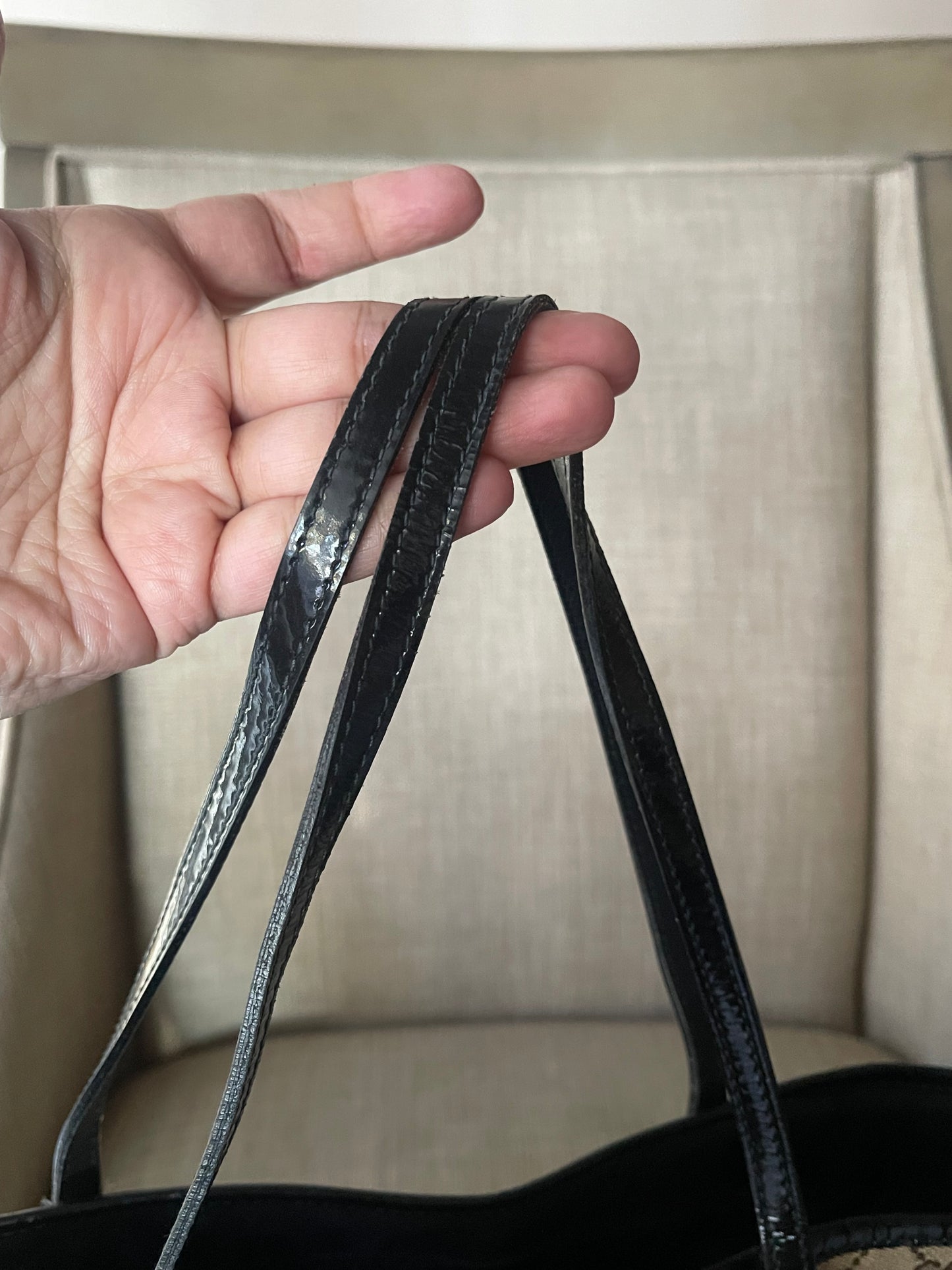 Authentic Gucci vintage gg canvas tote bag