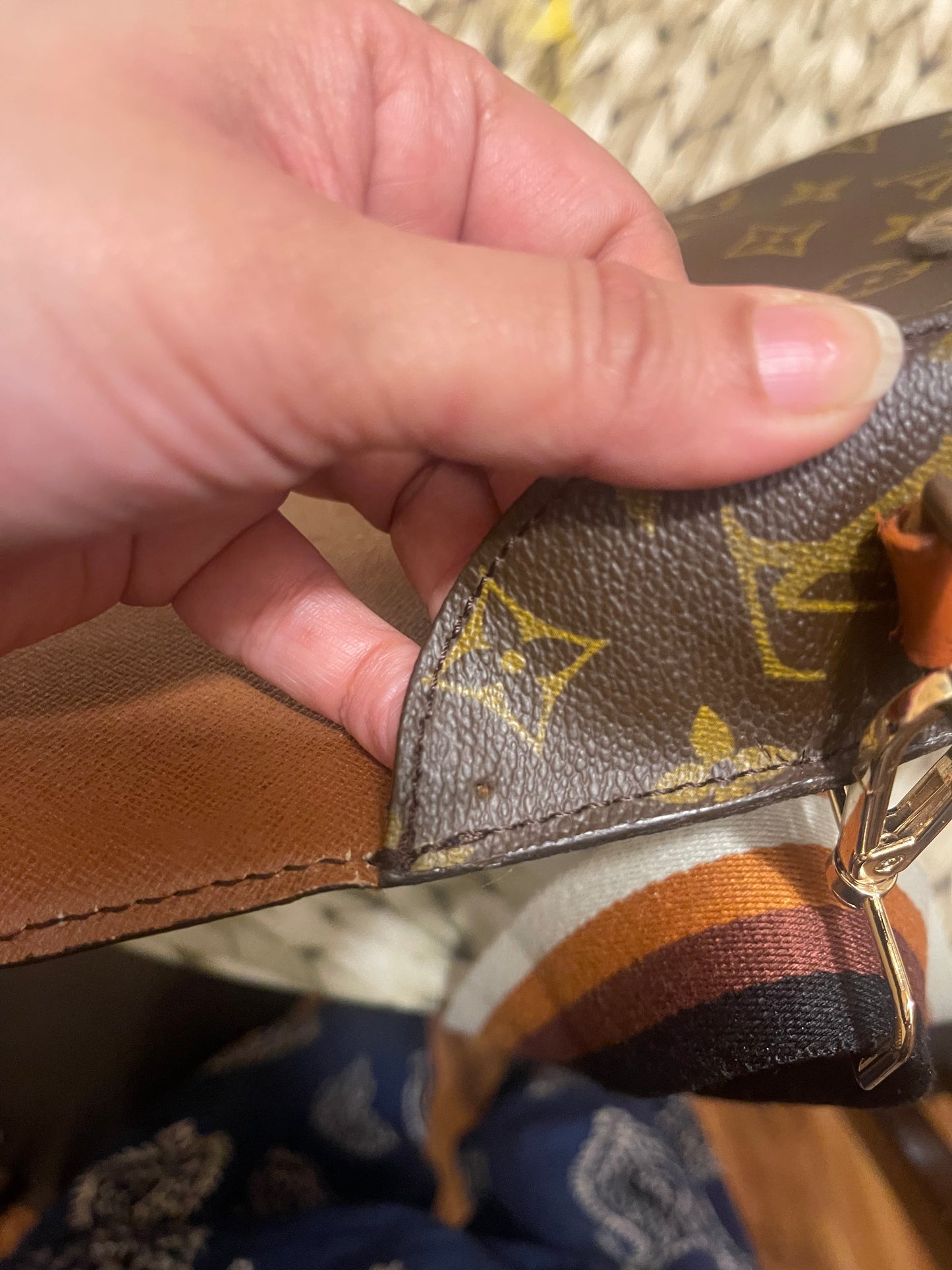 Authentic vintage Louis Vuitton monogram crossbody bag