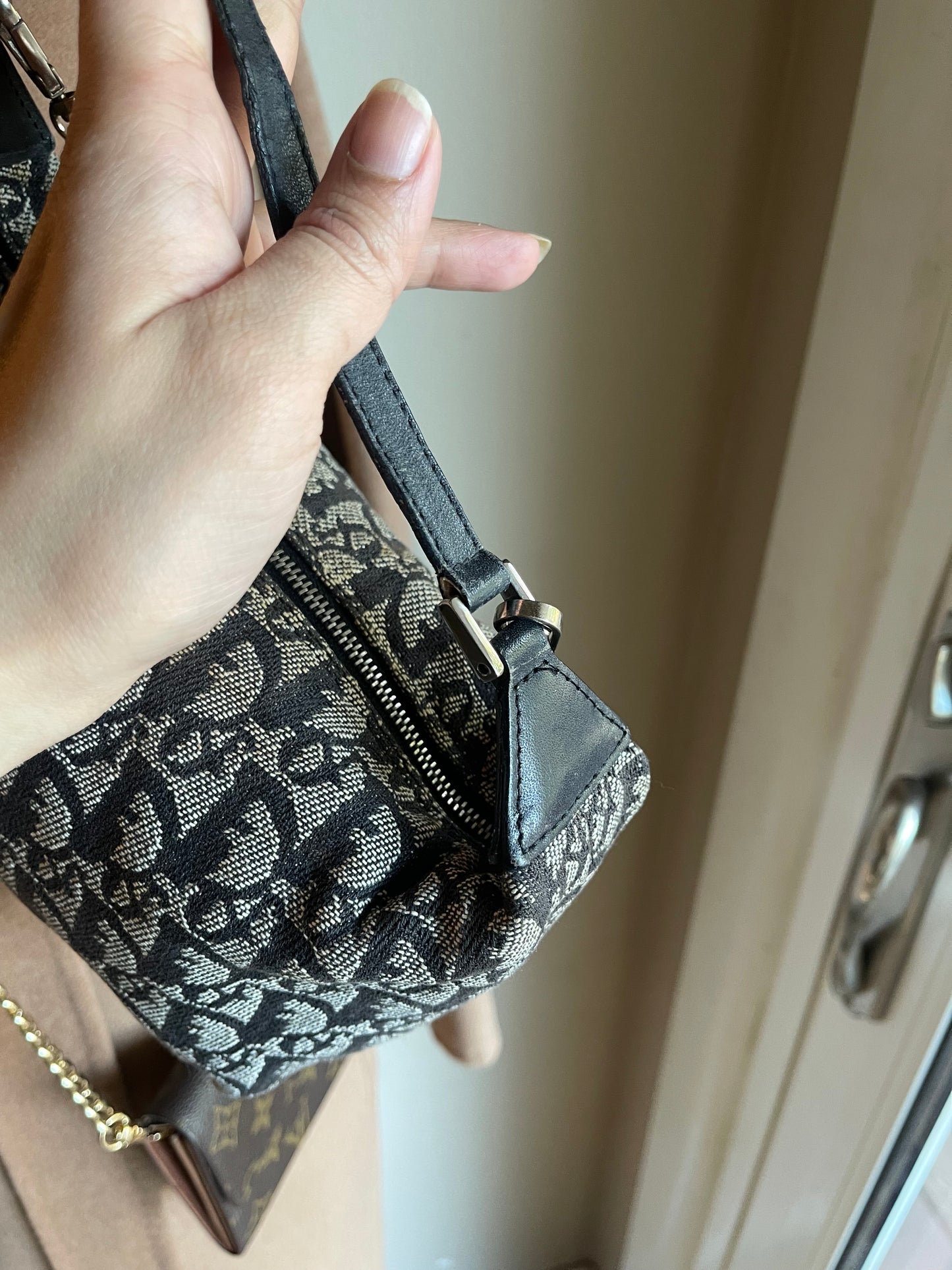 Authentic vintage Dior mini satchel bag