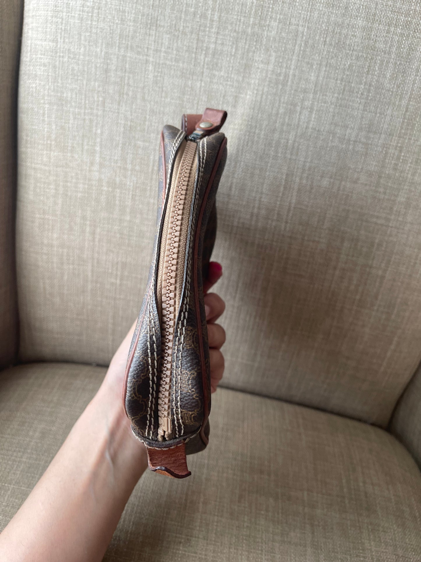 Authentic Celine vintage accessory pouch