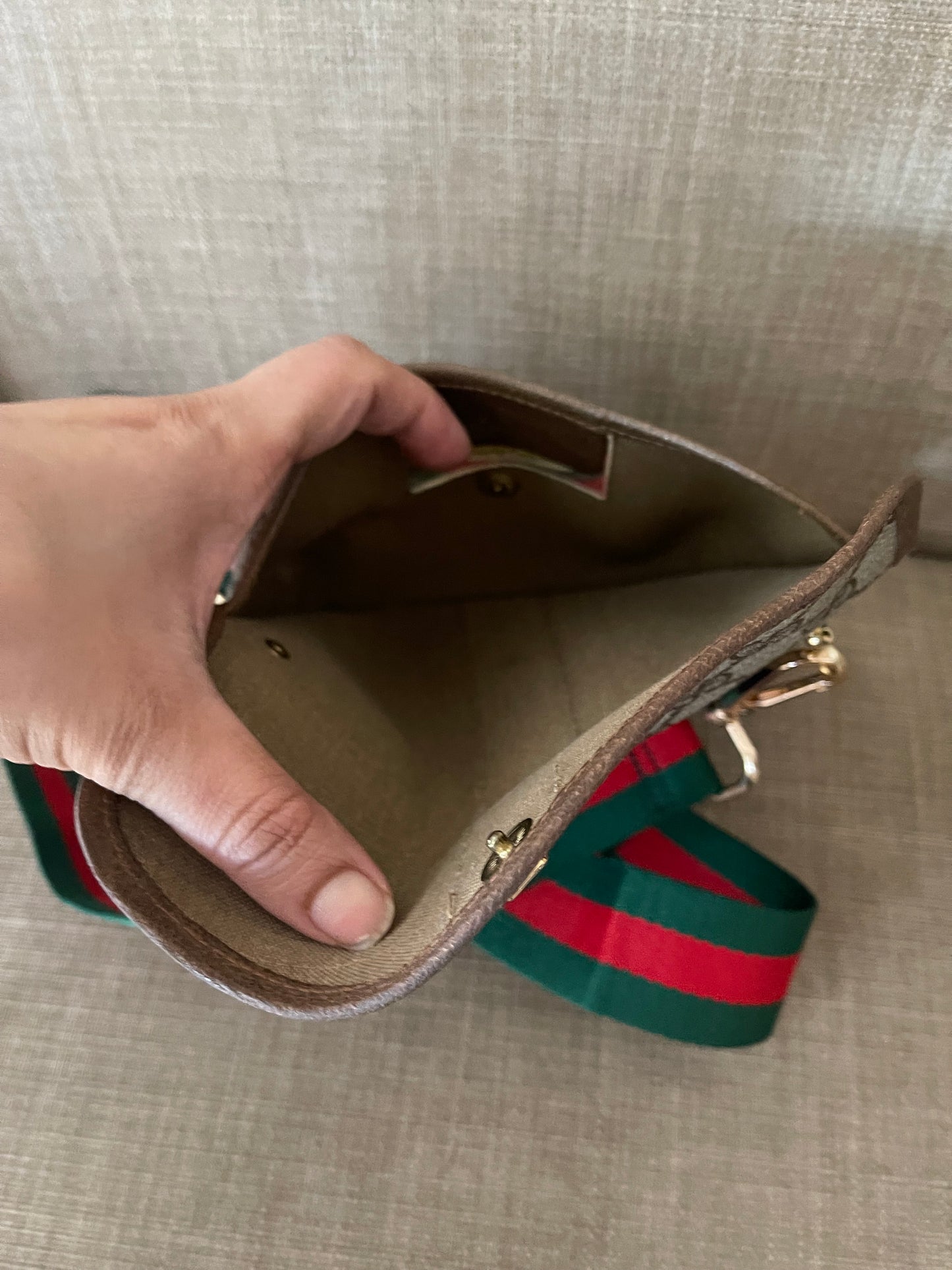 Authentic Gucci vintage clutch crossbody