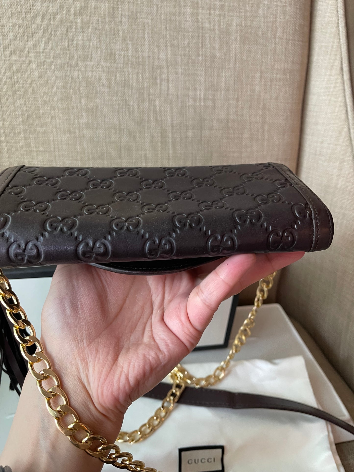 Authentic Gucci vintage gg wallet