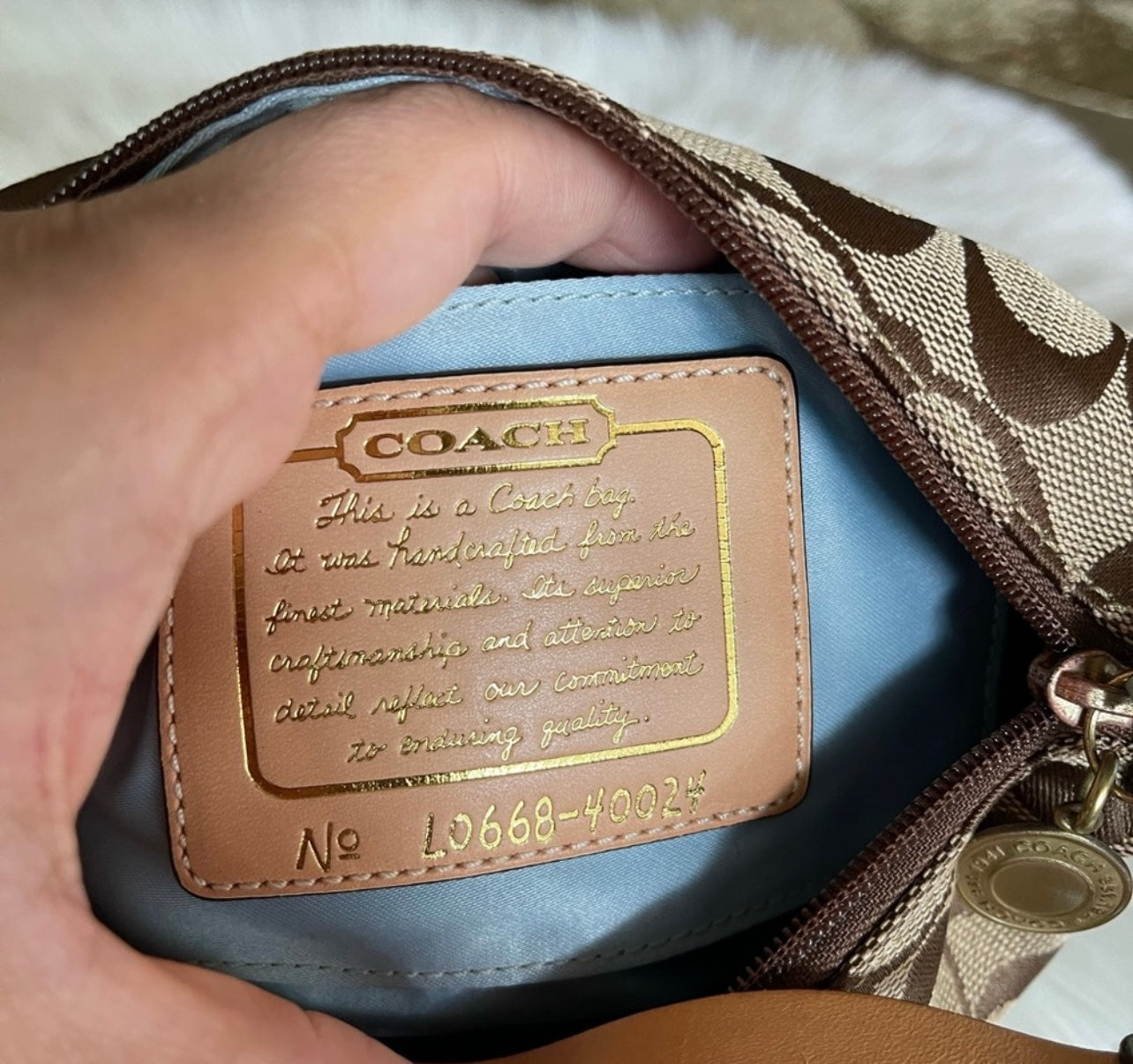 Coach mini shoulder bag