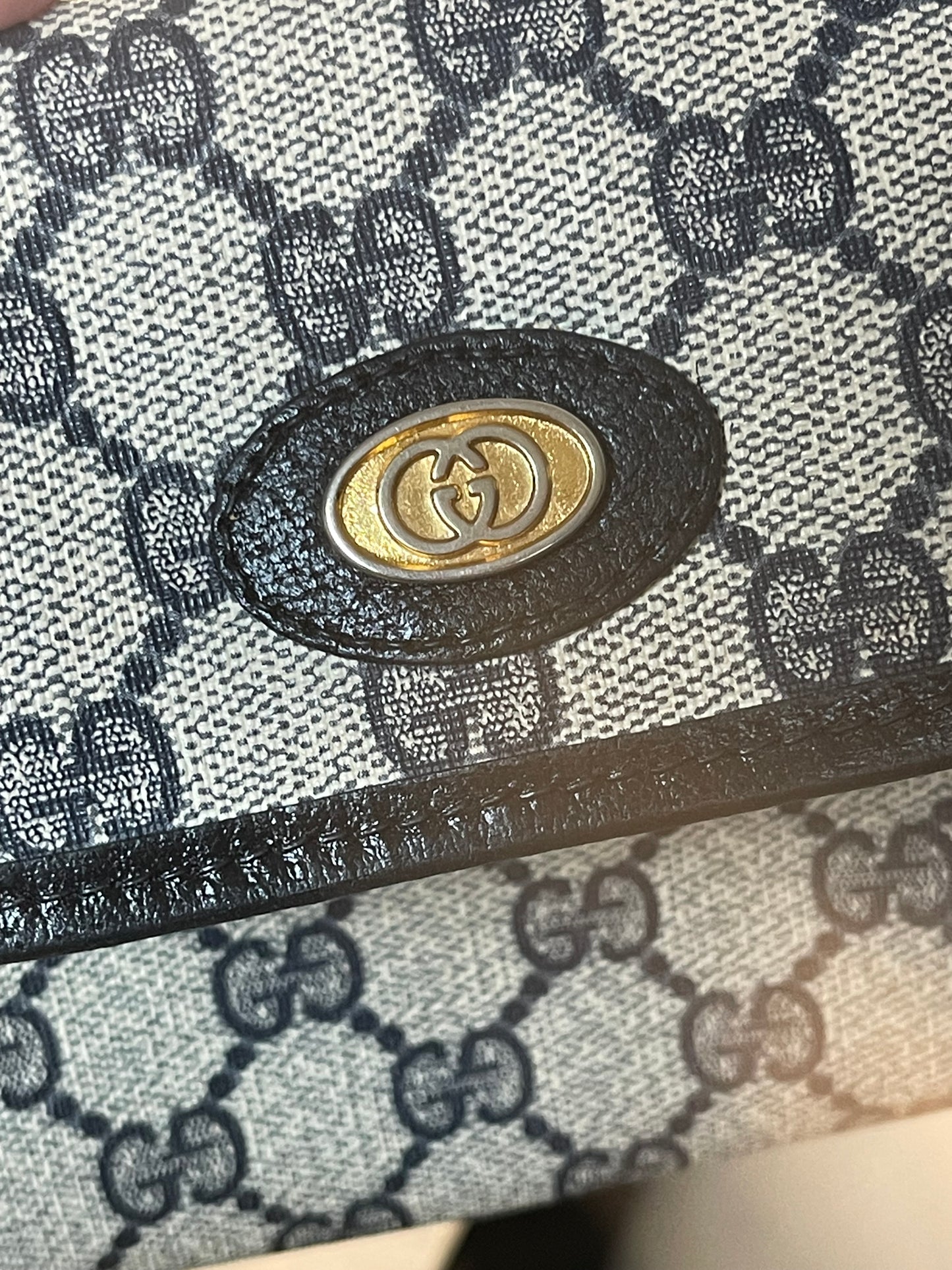 Authentic Gucci vintage web sherry line mini crossbody bag