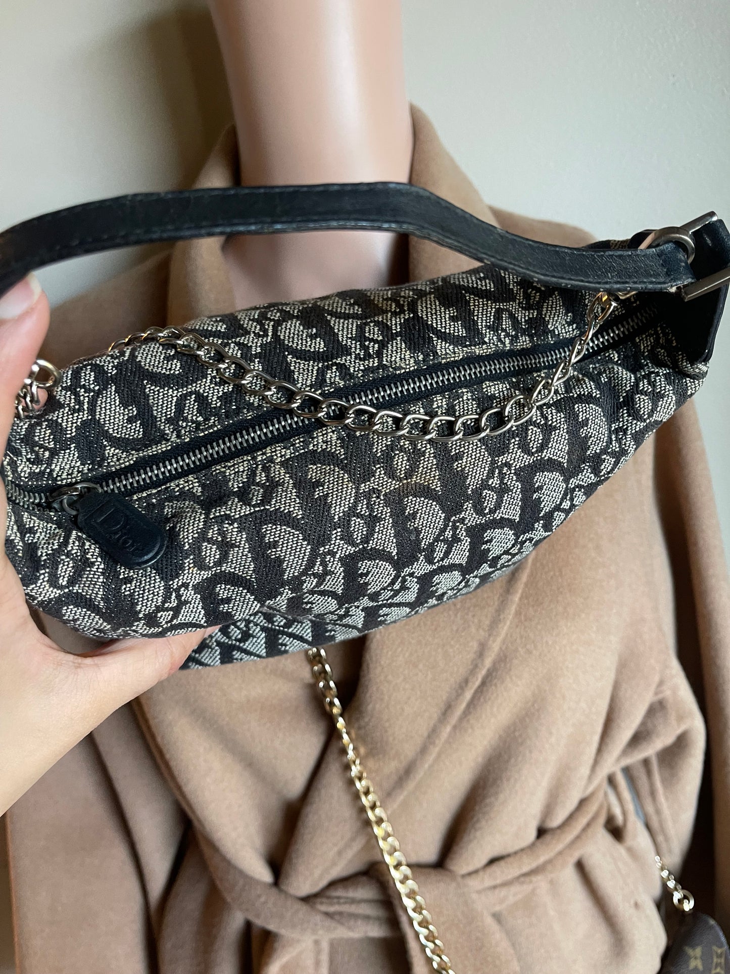 Authentic vintage Dior mini satchel bag