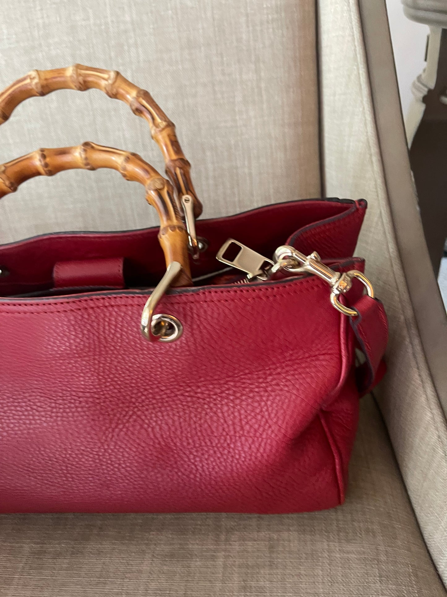 Authentic Gucci vintage bamboo shoulder bag