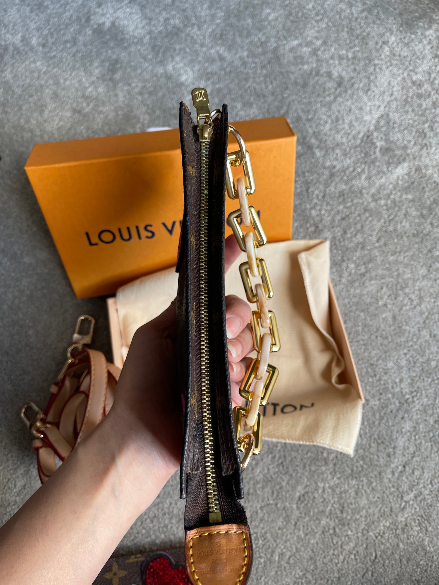 Authentic Louis Vuitton monogram accessory pouch