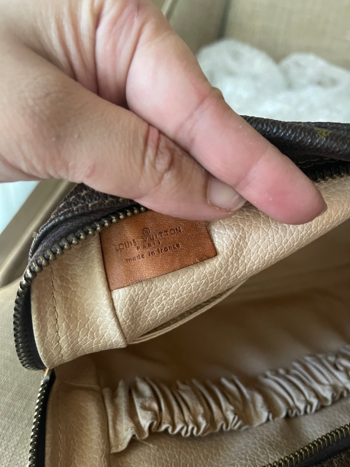 Authentic Louis Vuitton monogram clutch and wallet