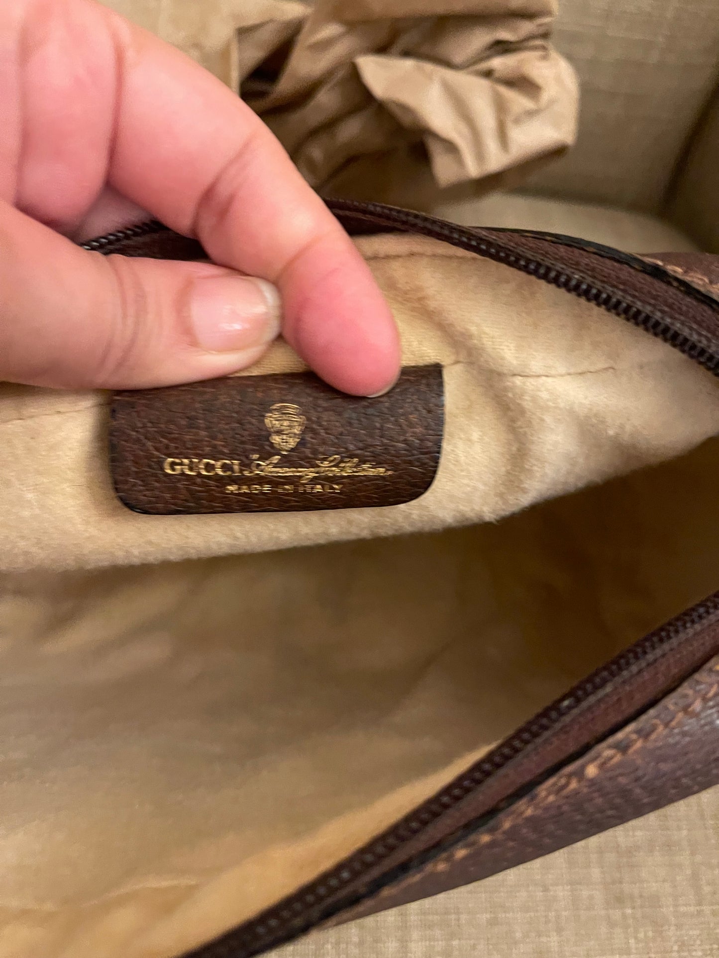 Authentic vintage Gucci crossbody bad