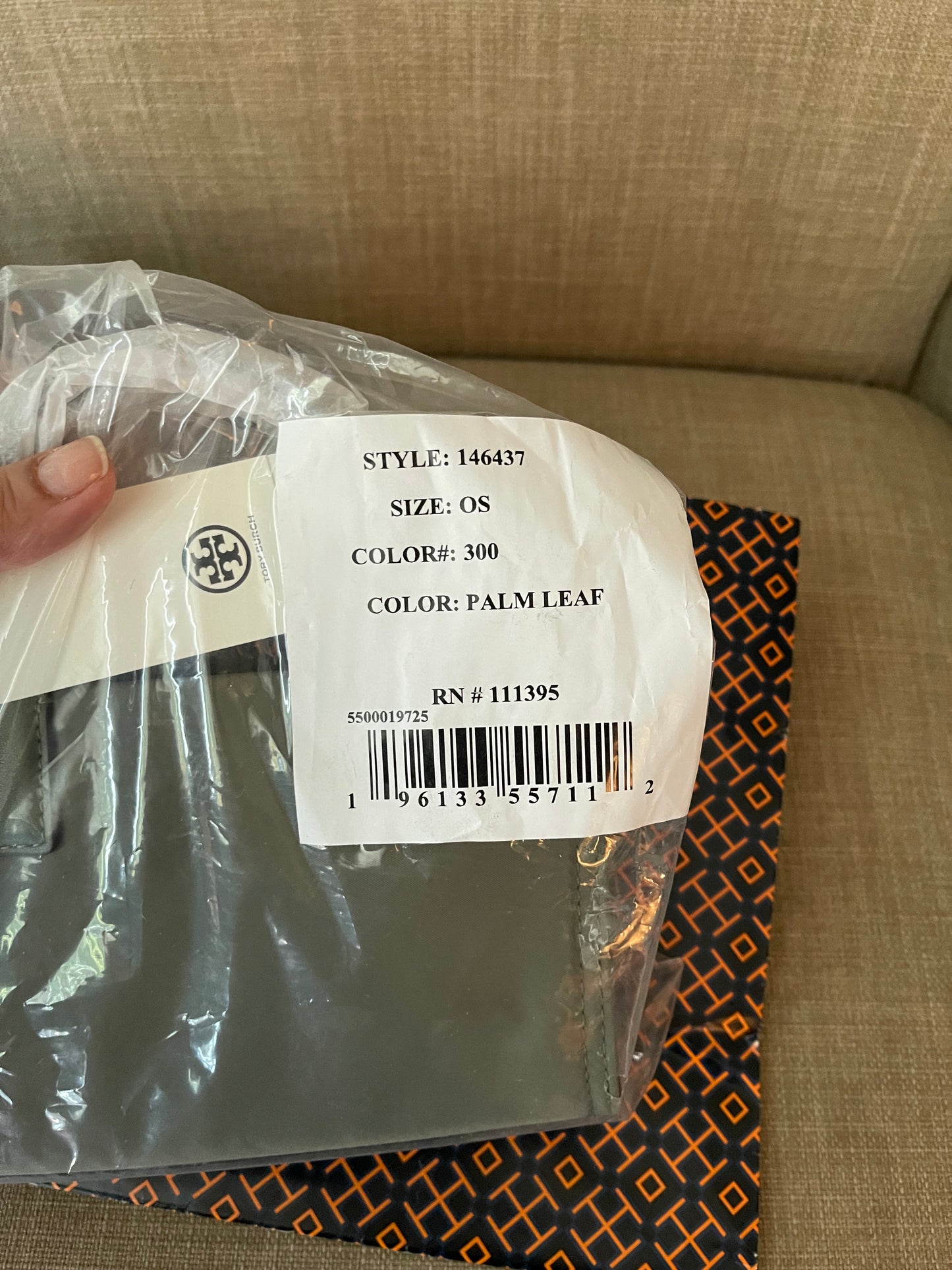 Authentic Tory Burch nylon mini tote