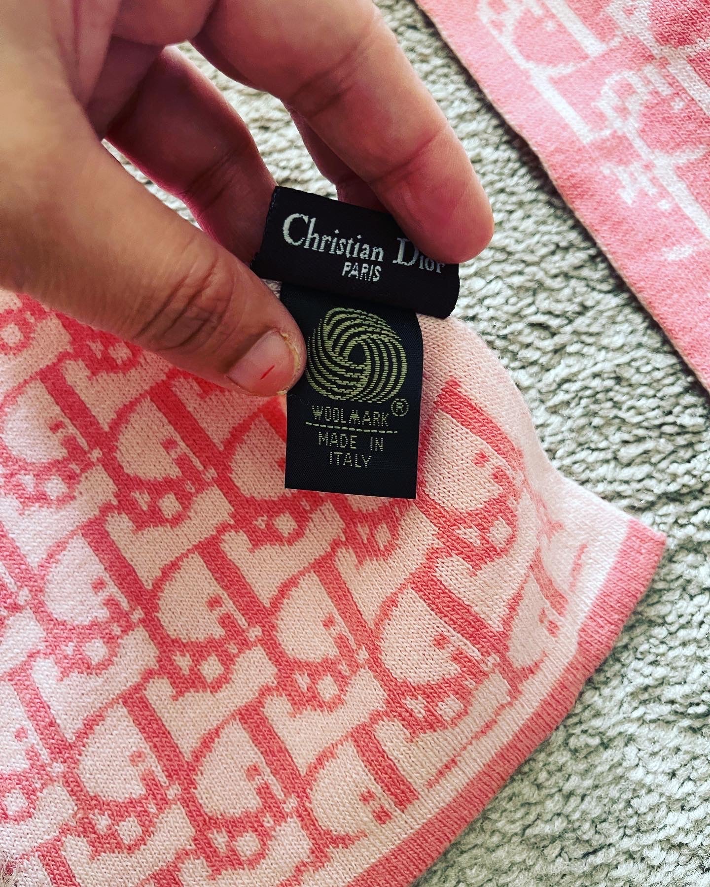Authentic Dior woll vintage scarve
