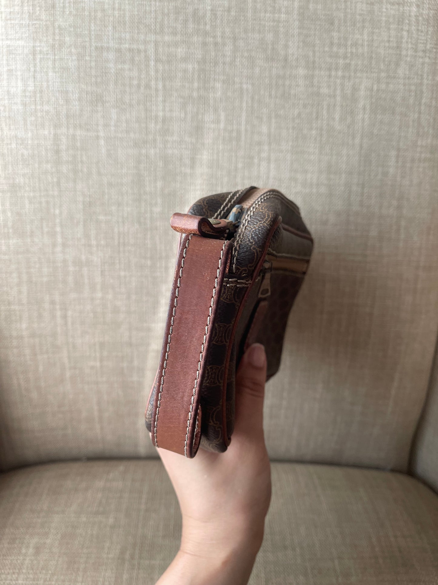 Authentic Celine vintage accessory pouch