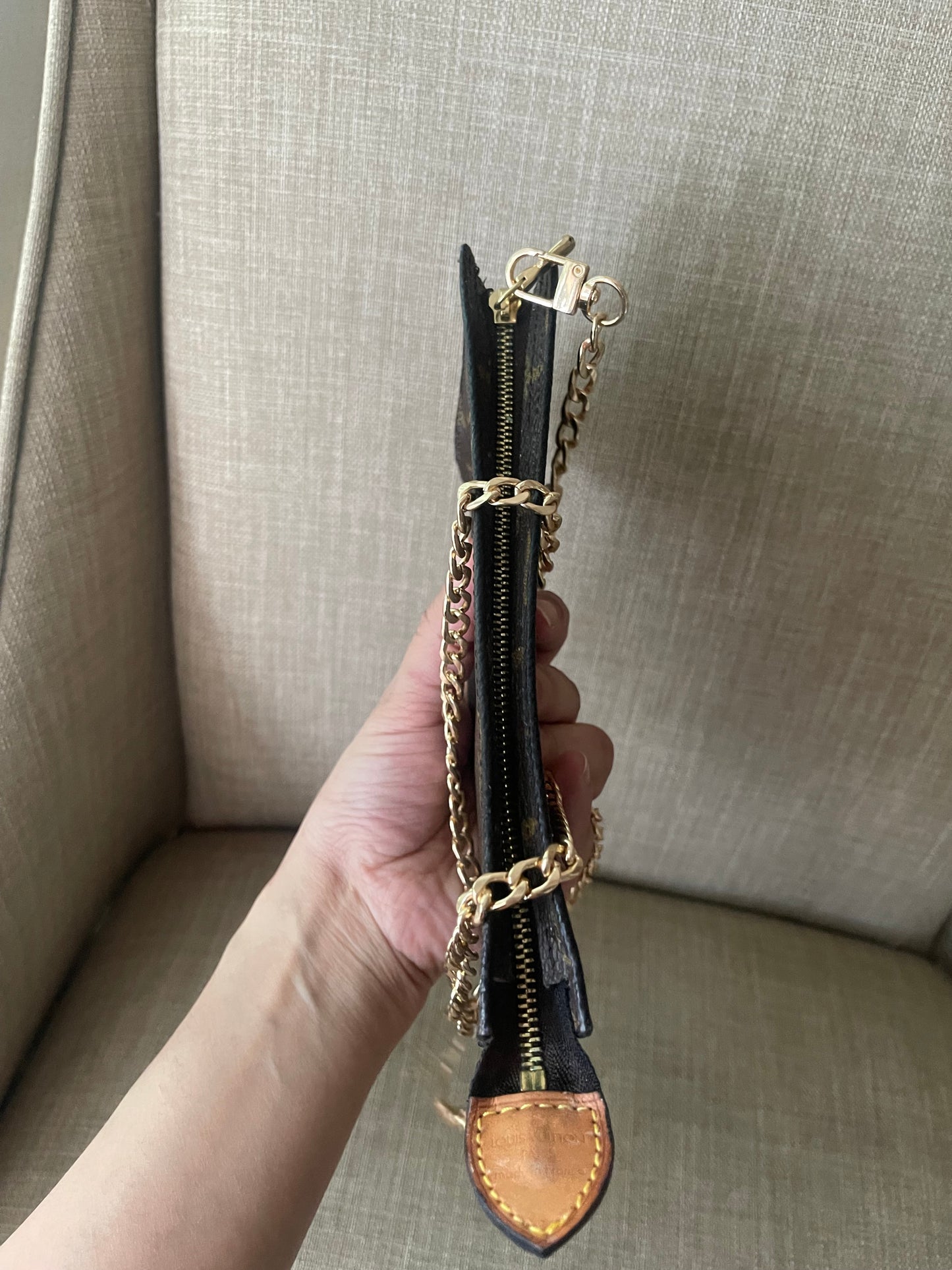 Authentic Louis Vuitton accessory pouch