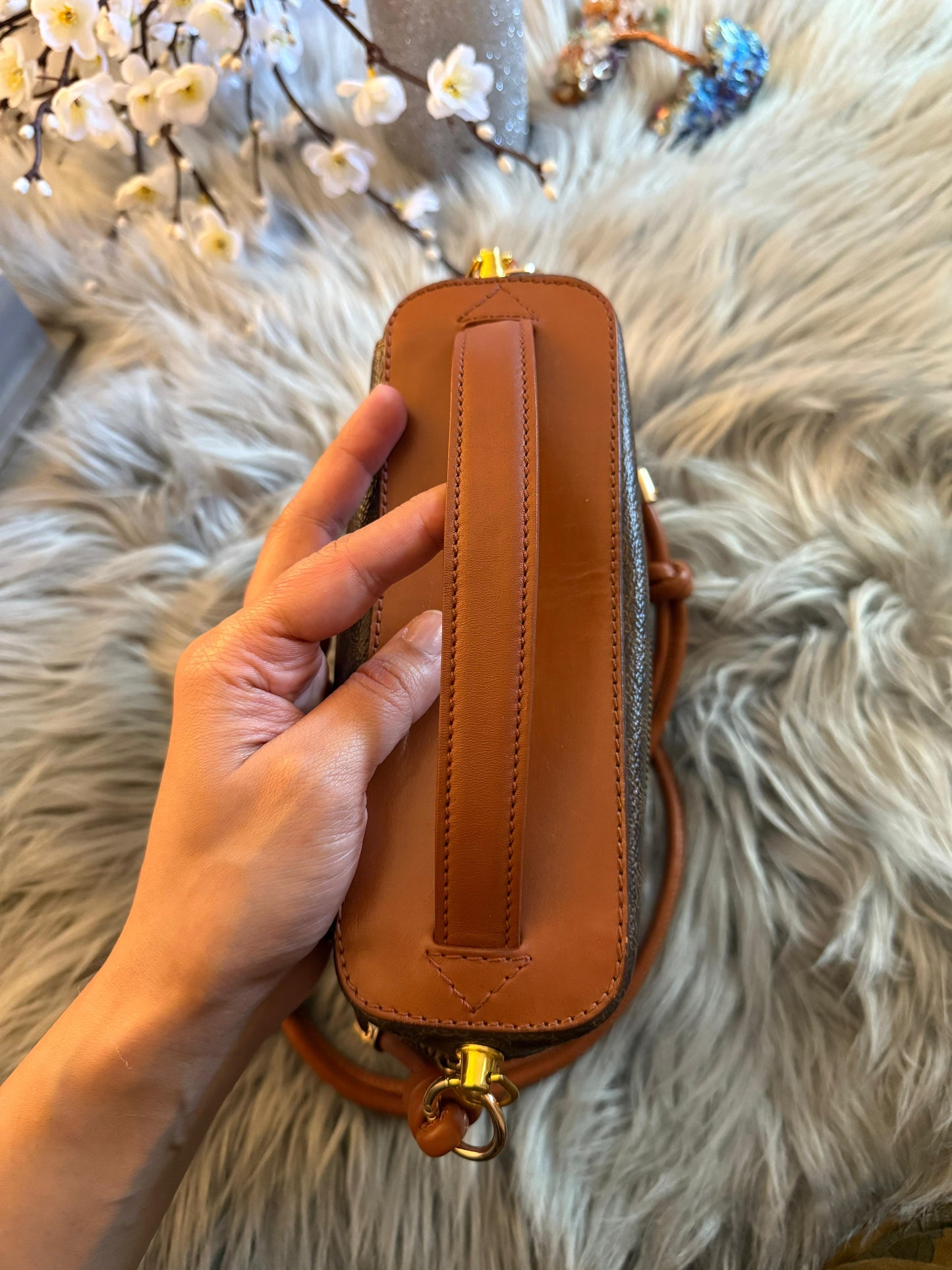 Authentic vintage Celine vanity bag