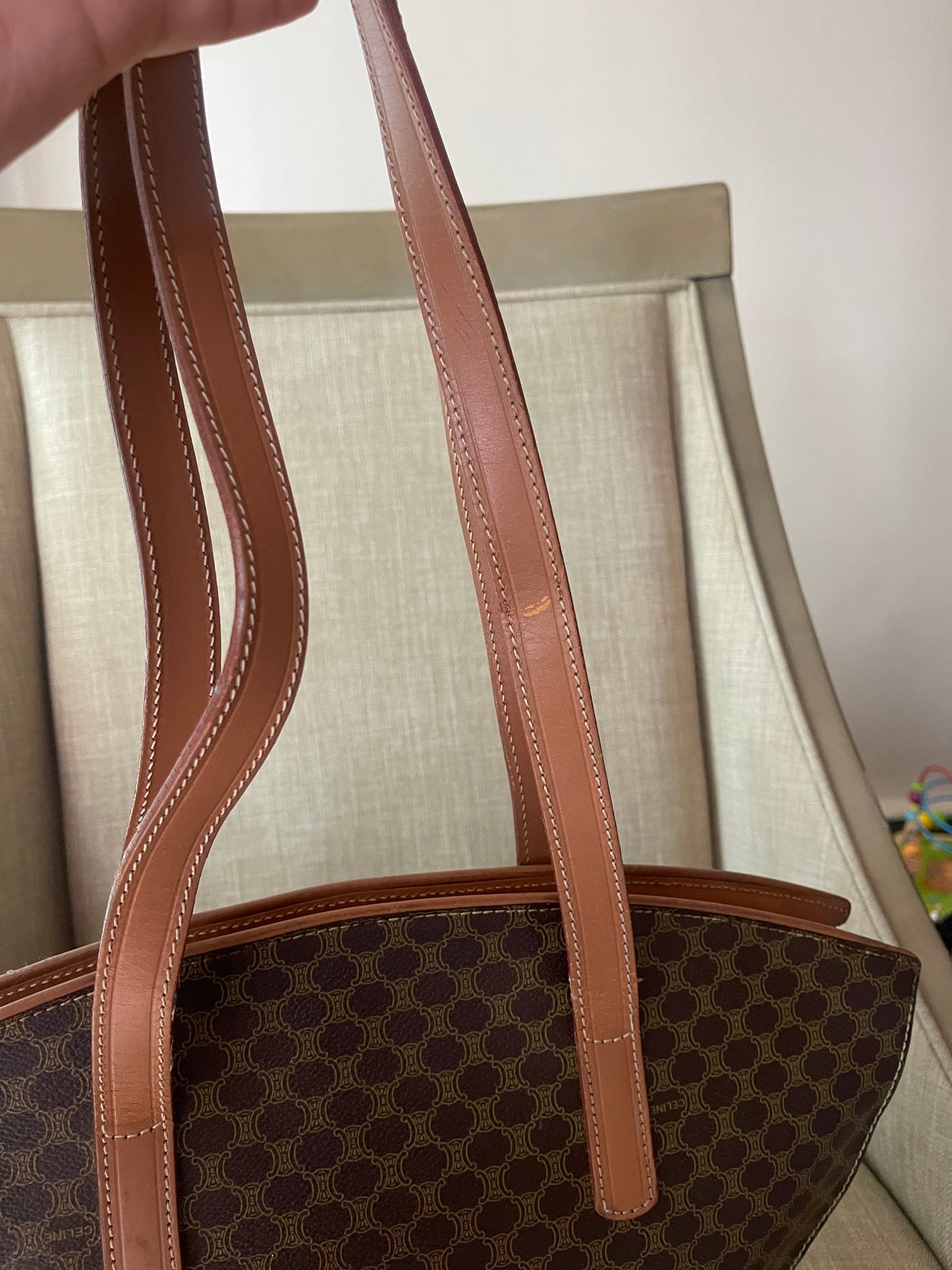 Authentic Celine vintage tote bag