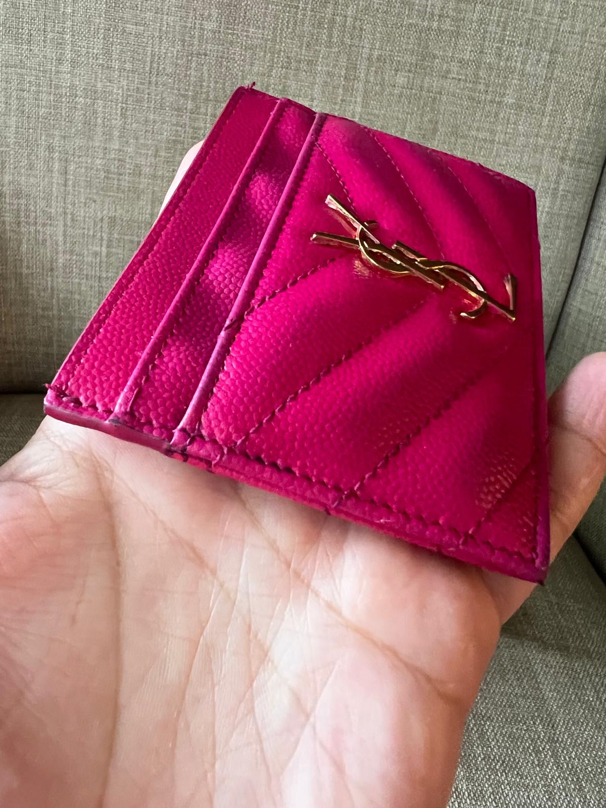 Authentic ysl saint Laurent card case