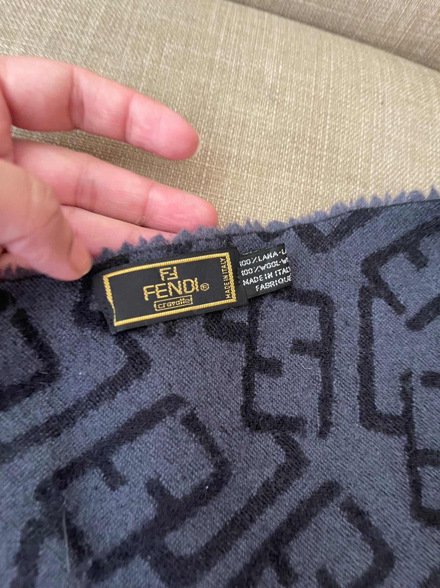 Authentic vintage fendi scarf