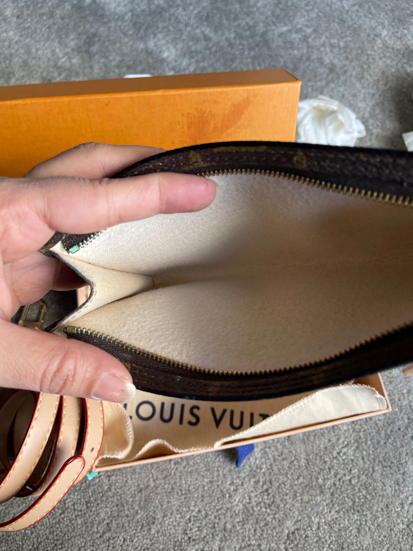 Authentic Louis Vuitton monogram accessory pouch