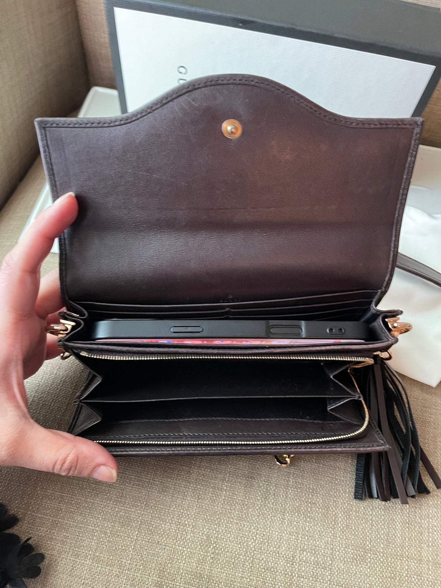 Authentic Gucci vintage gg wallet