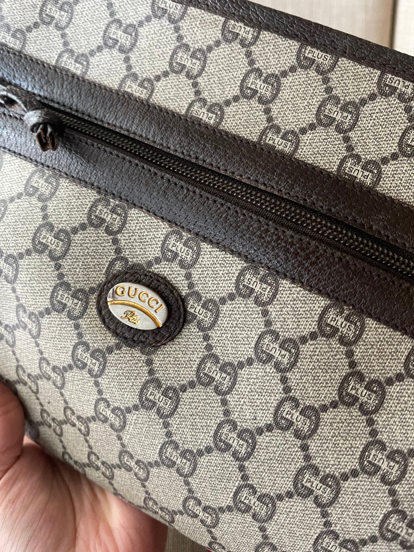 Authentic vintage Gucci plus clutch crossbody