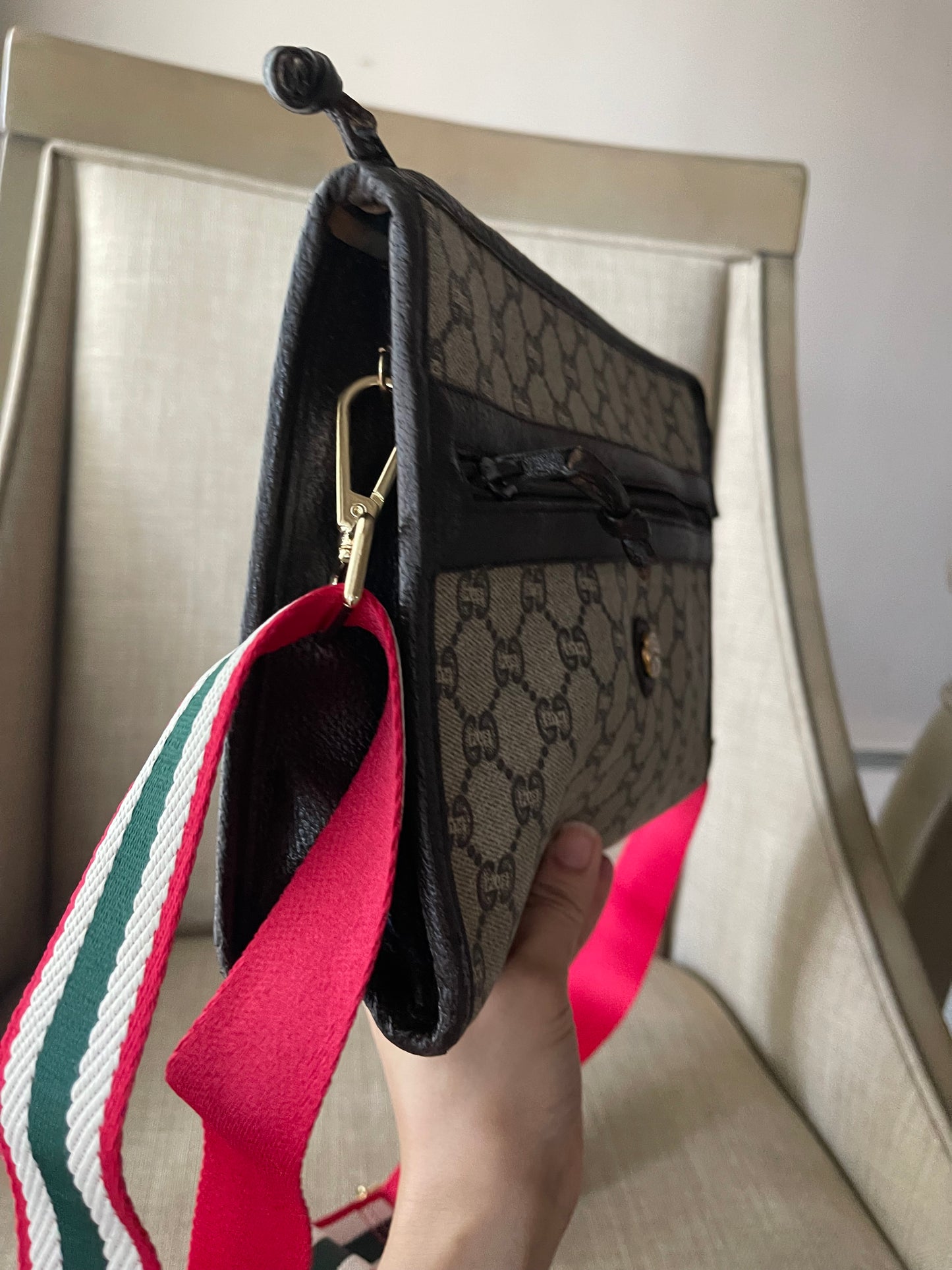 Authentic vintage Gucci plus clutch crossbody