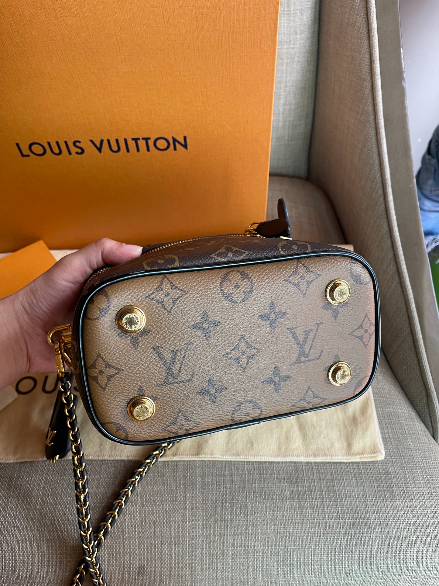 Authentic Louis Vuitton vanity bag pm