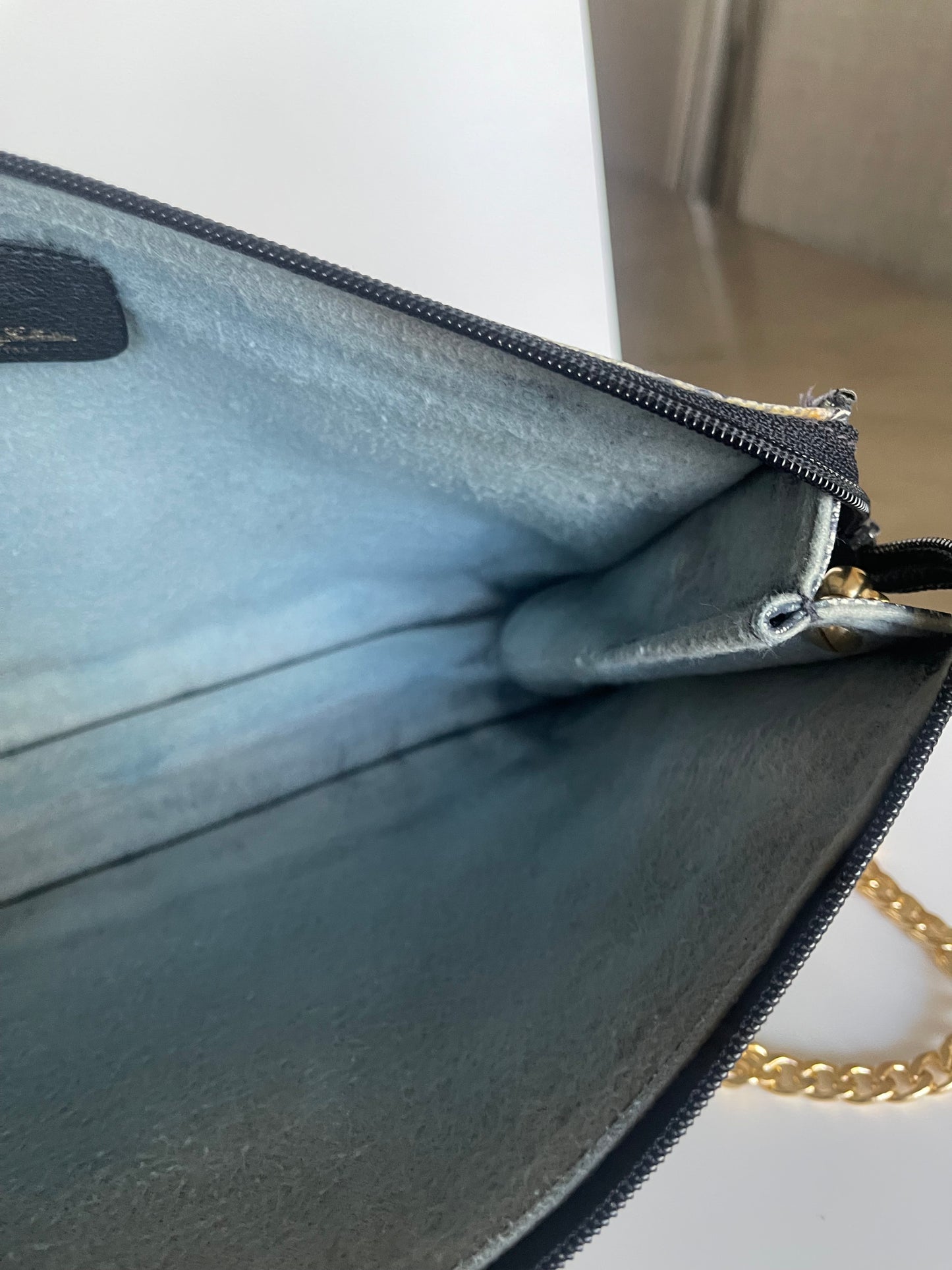 Authentic Gucci vintage large clutch crossbody bag