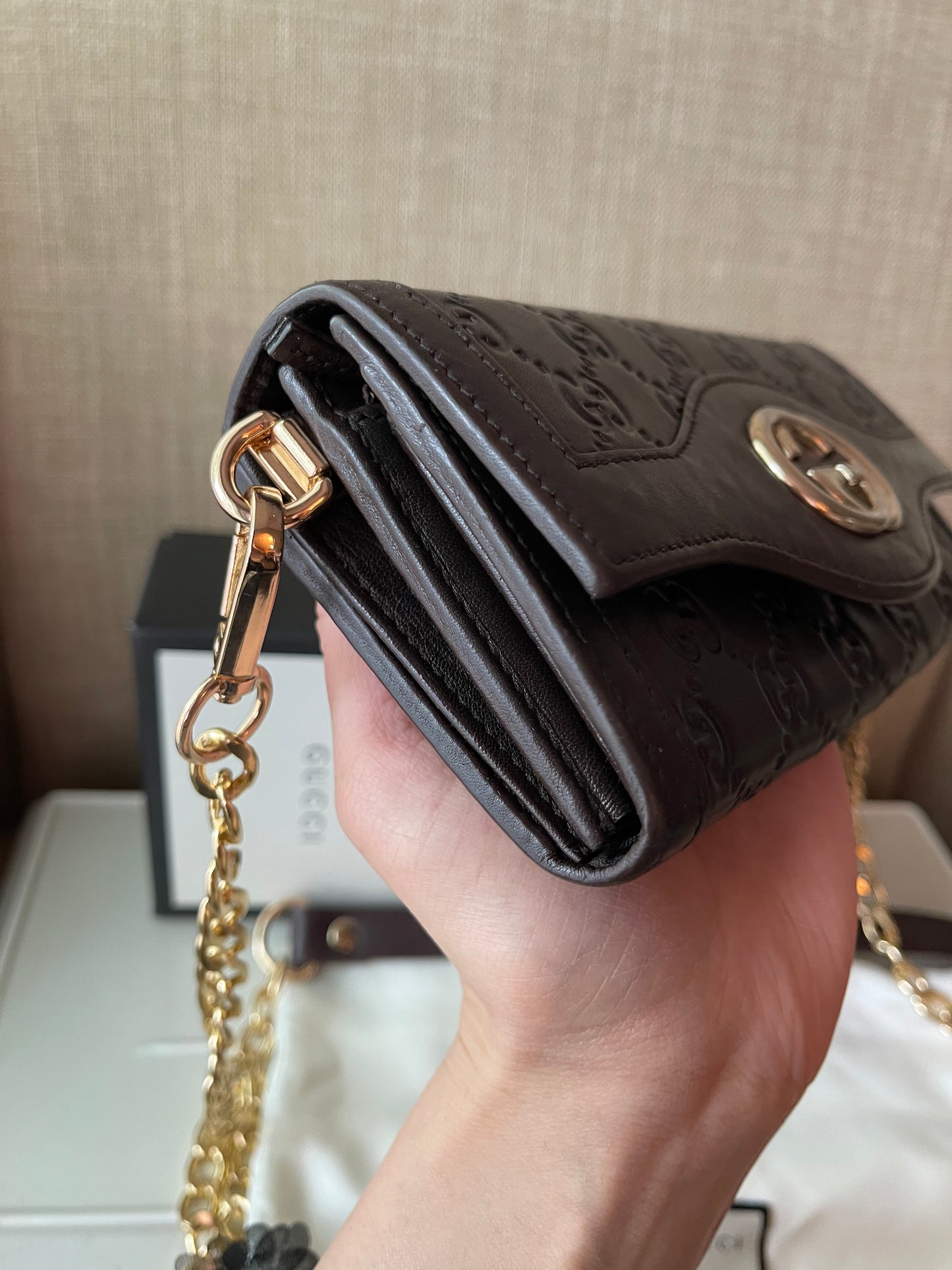 Authentic Gucci vintage gg wallet