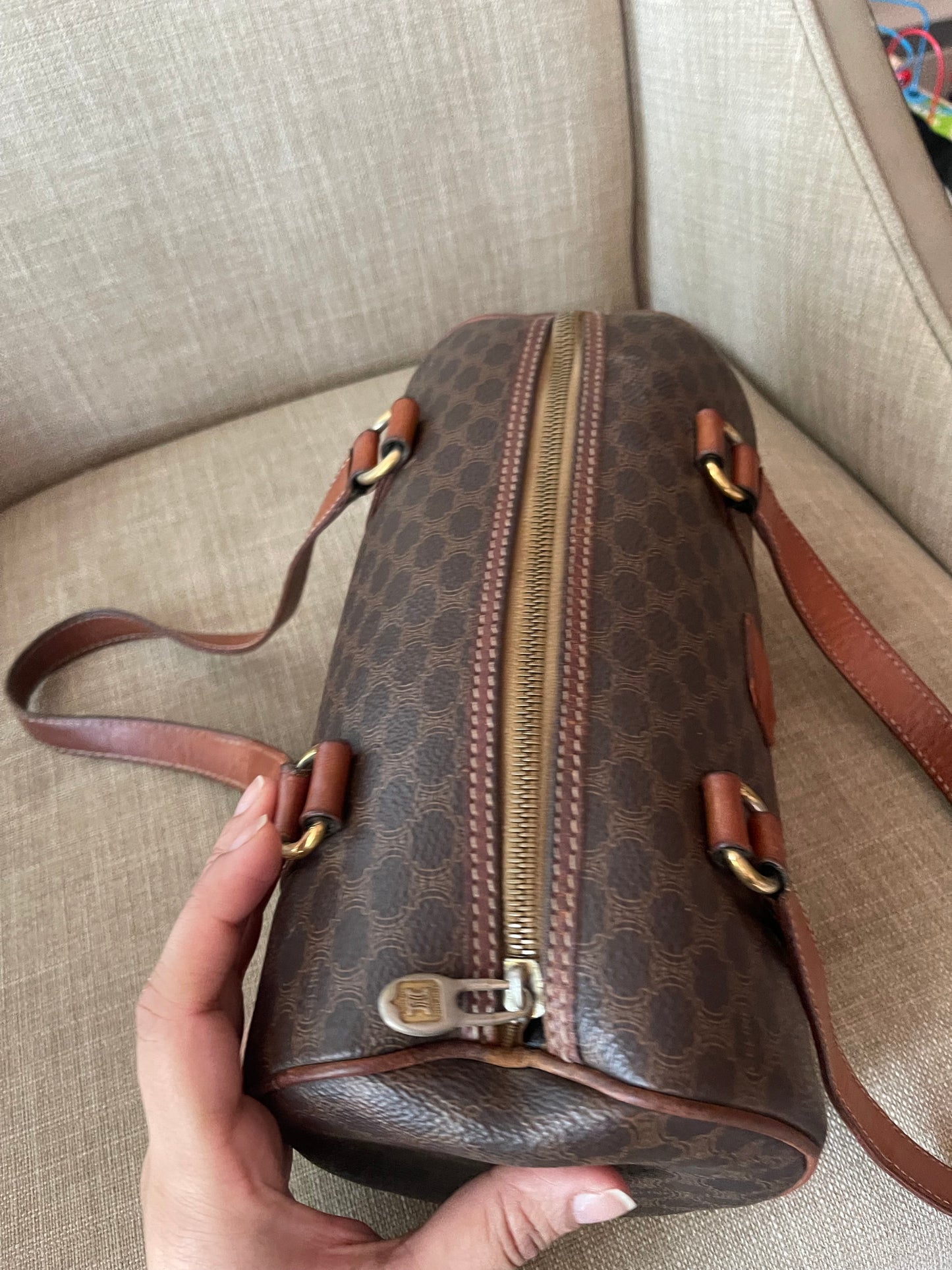 Authentic Celine vintage satchel bag