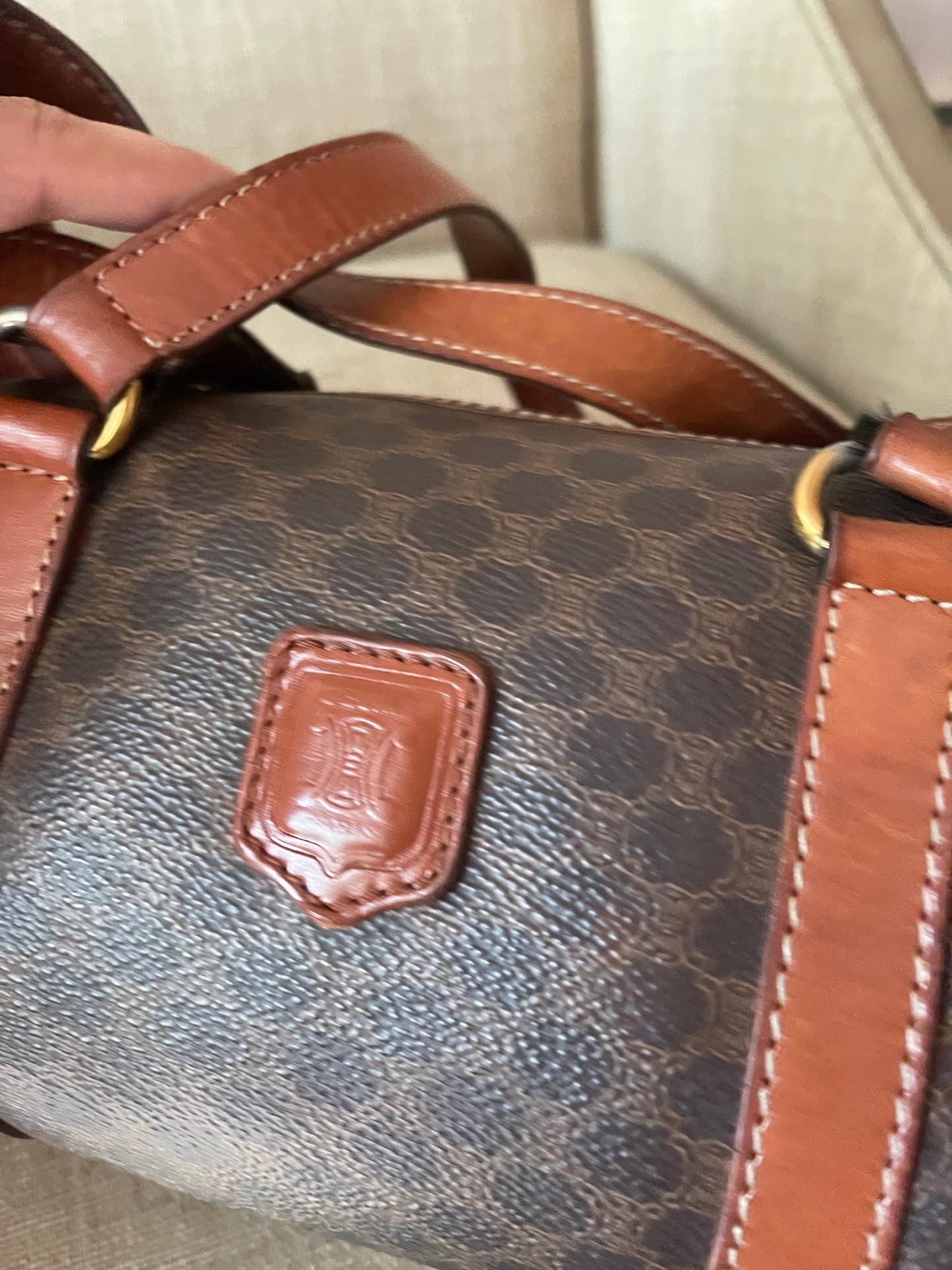 Authentic Celine vintage satchel bag
