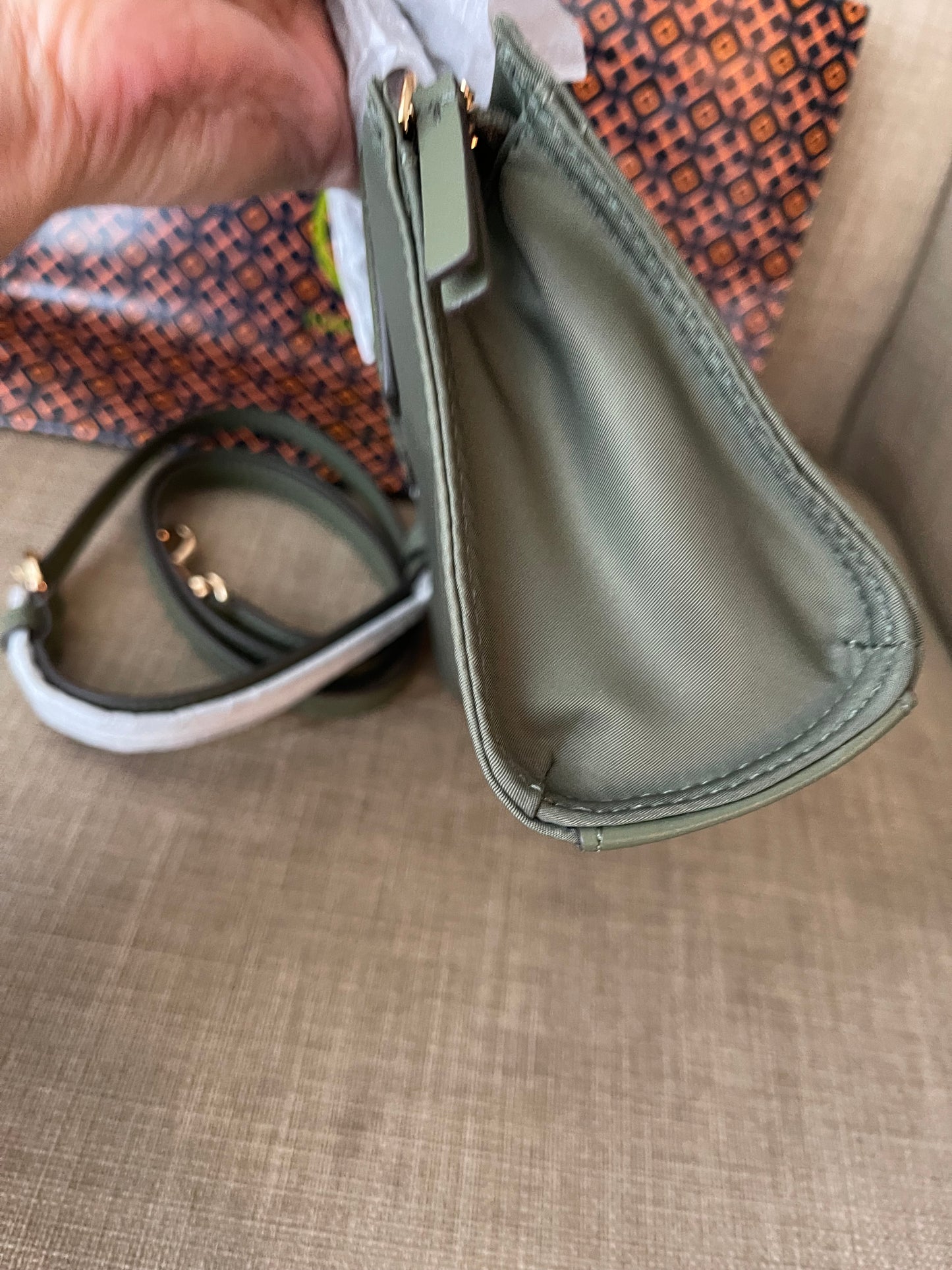 Authentic Tory Burch nylon mini tote