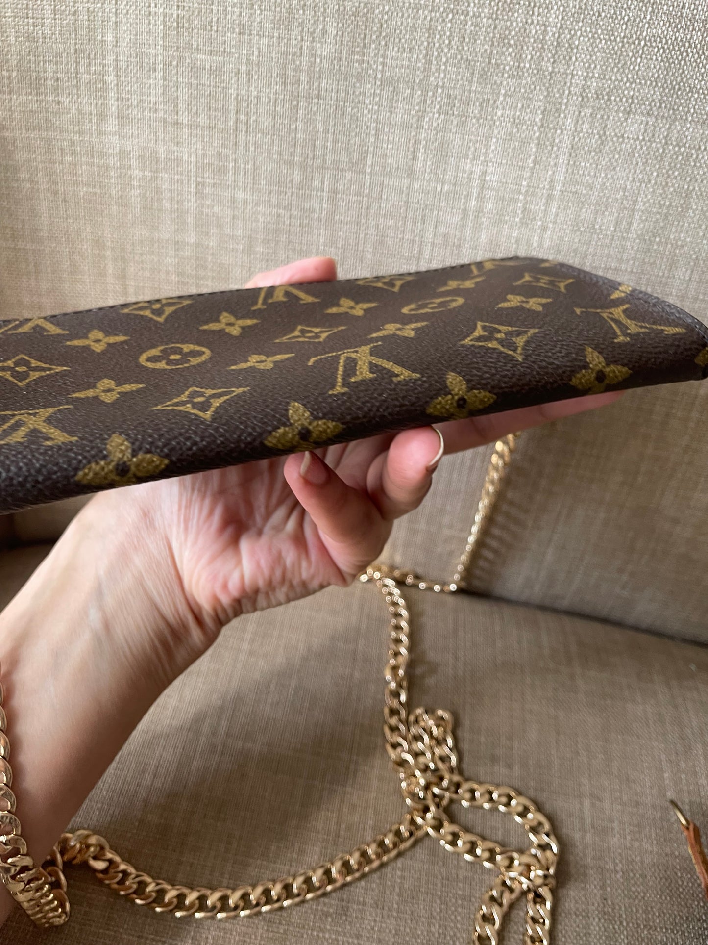 Authentic Louis Vuitton monogram pouch
