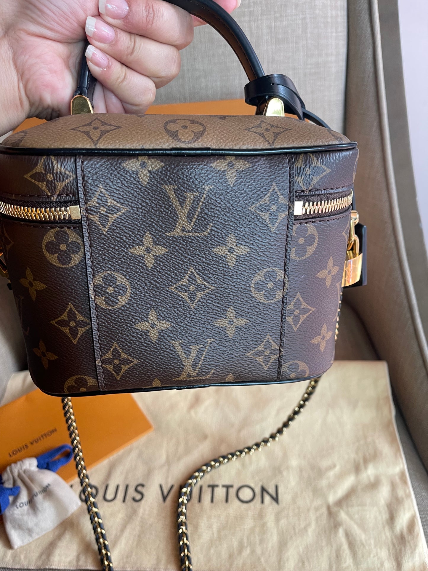 Authentic Louis Vuitton vanity bag pm