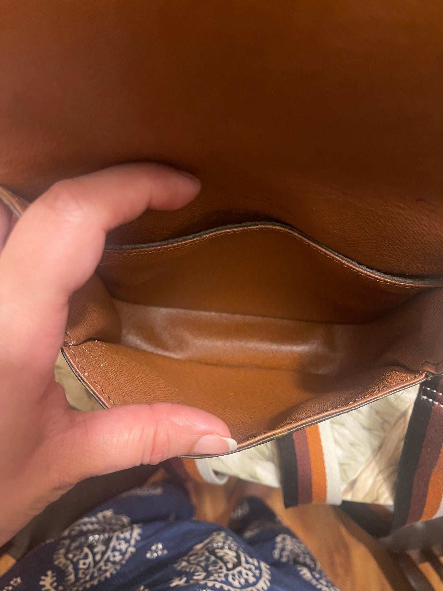 Authentic vintage Louis Vuitton monogram crossbody bag