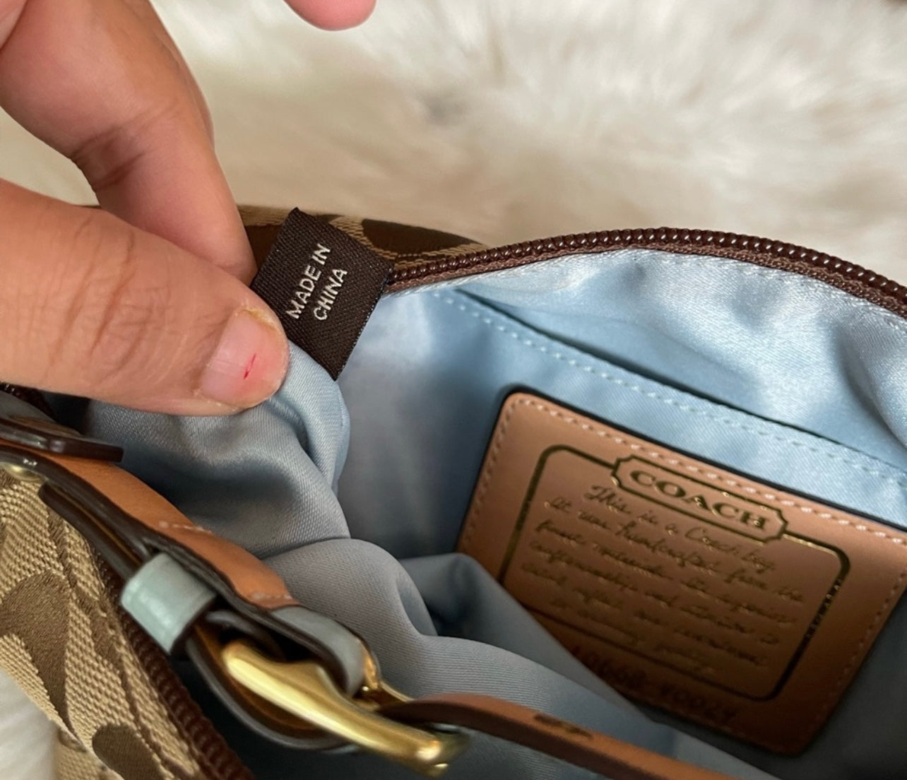 Coach mini shoulder bag