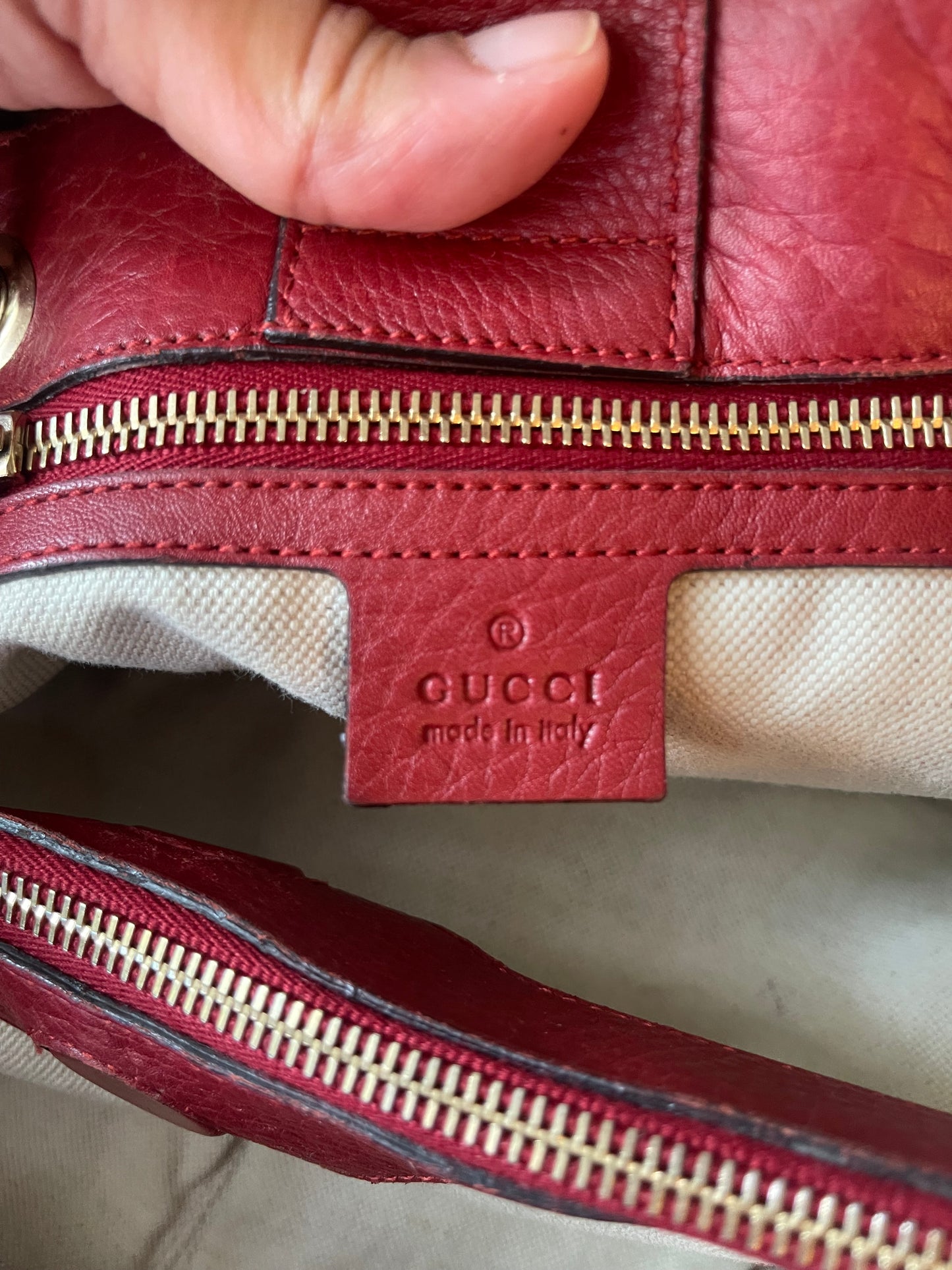 Authentic Gucci vintage bamboo shoulder bag