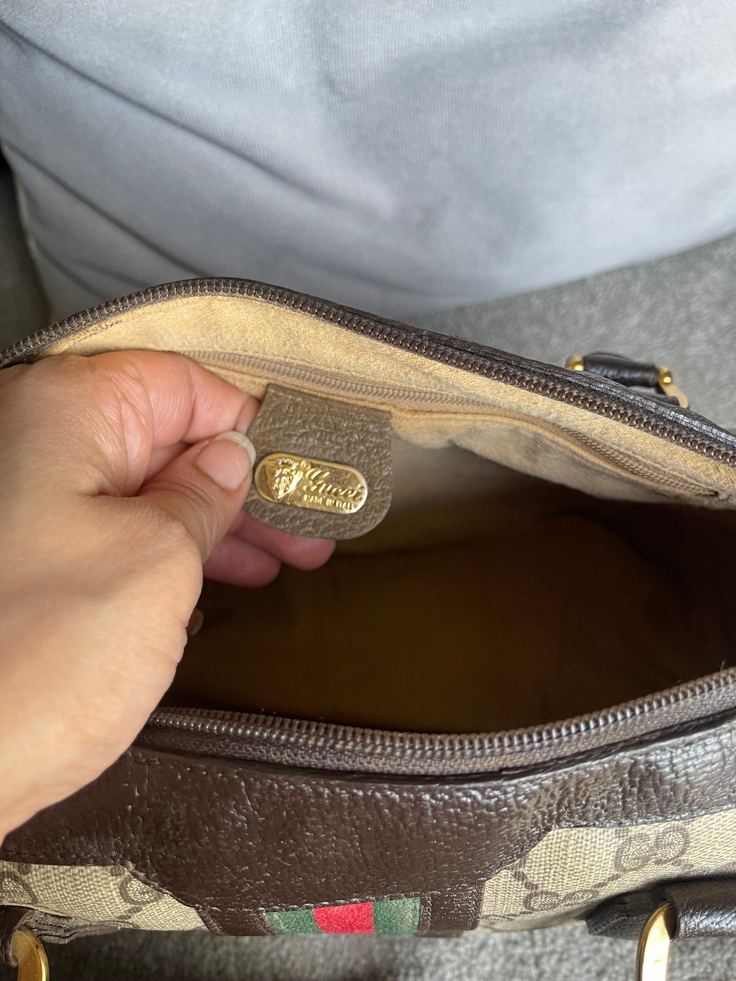 Authentic Gucci vintage satchel bag